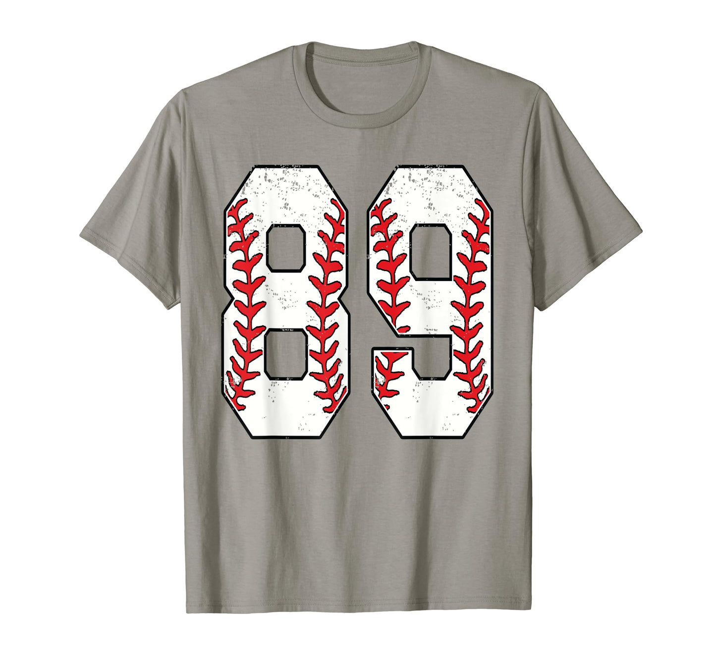 Number 89 Baseball 89 Jersey Number T-Shirt - Custom Art Print Men Women - T-Shirt, Sweatshirt, Hoodie