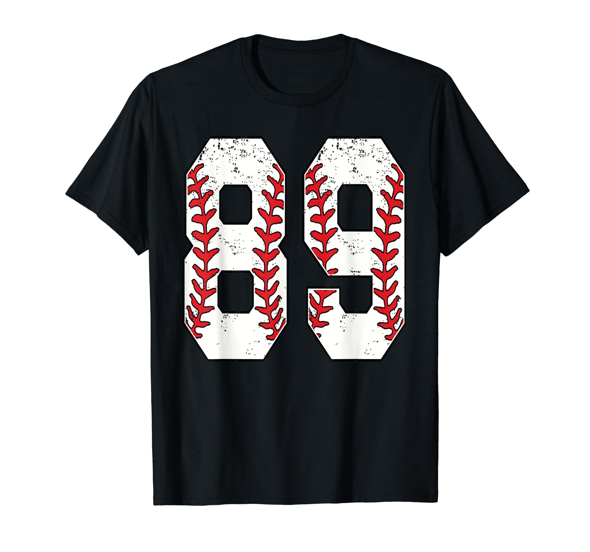 Number 89 Baseball 89 Jersey Number T-Shirt - Minimalist Print for Adults - T-Shirt, Sweatshirt, Hoodie