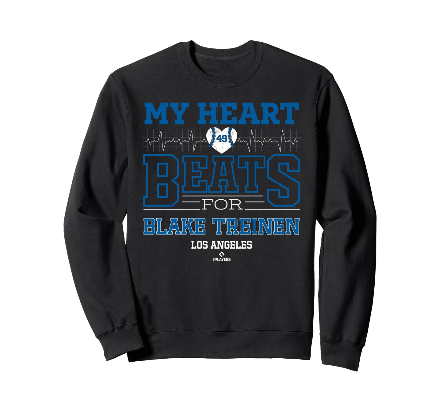 My Heart Beats Blake Treinen Los Sweatshirt - Custom Art Print Men Women - T-Shirt, Sweatshirt, Hoodie