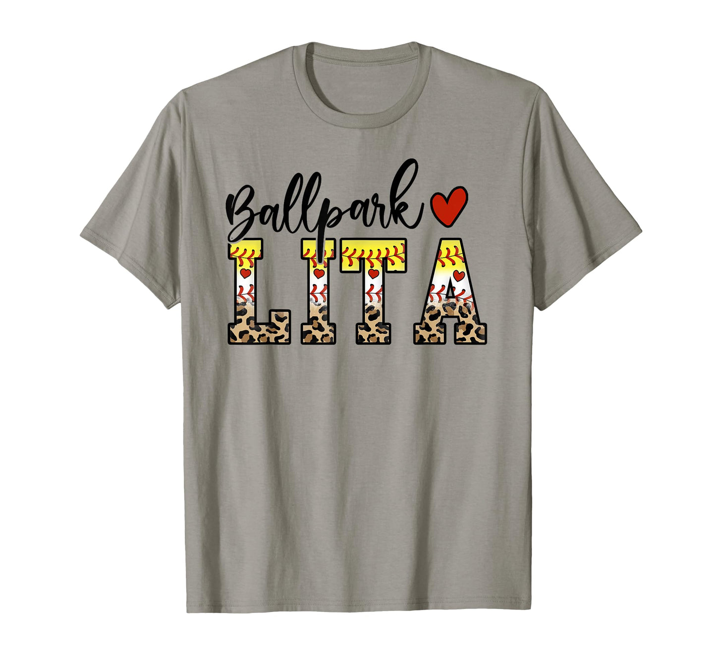 Ballpark Lita Baseball Softball Mom T-Shirt - Streetwear Style for Adults - T-Shirt, Sweatshirt, Hoodie