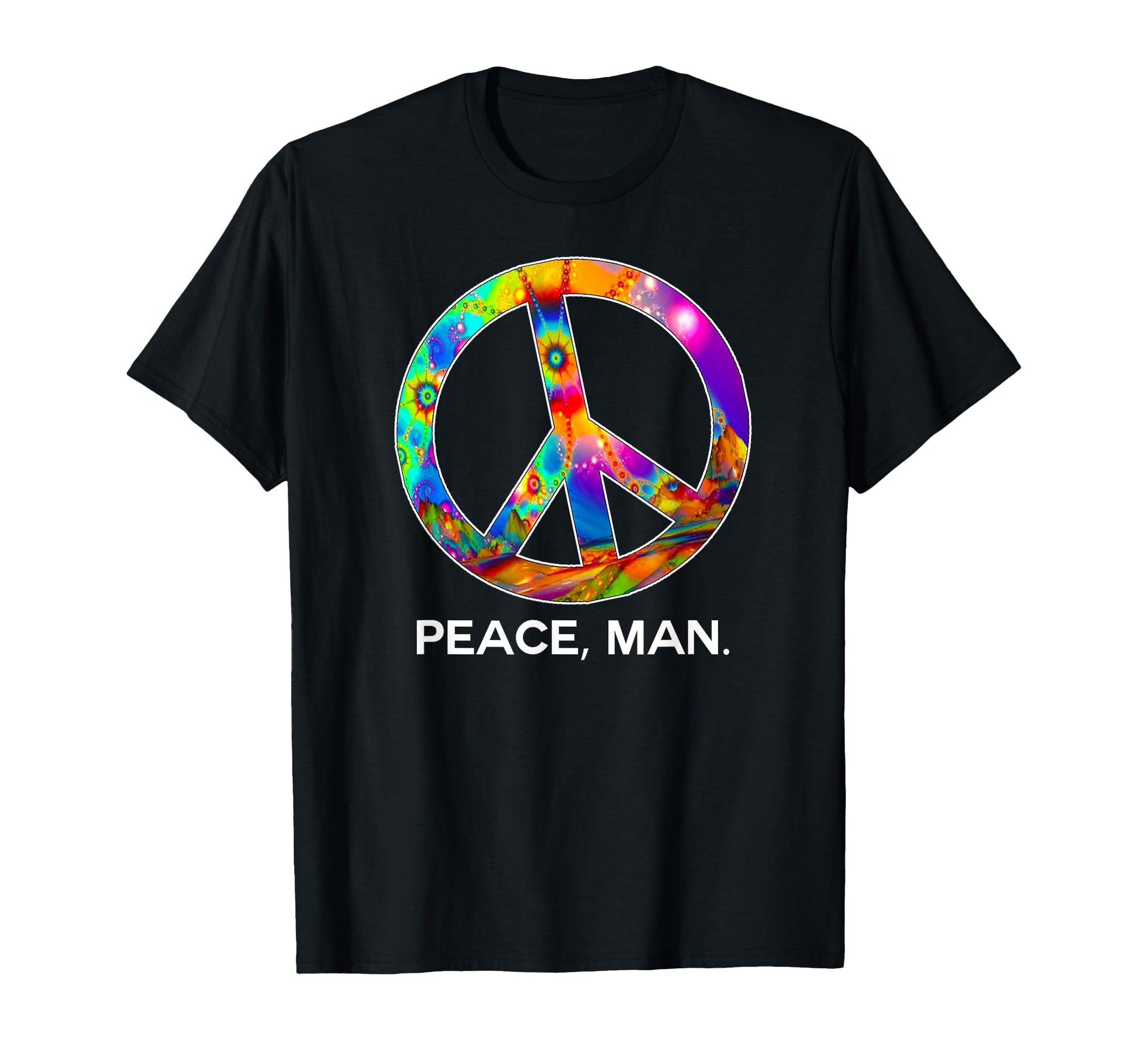 Peace Psychedelic Peace Sign T-Shirt - Graphic Print Unisex - T-Shirt, Sweatshirt, Hoodie