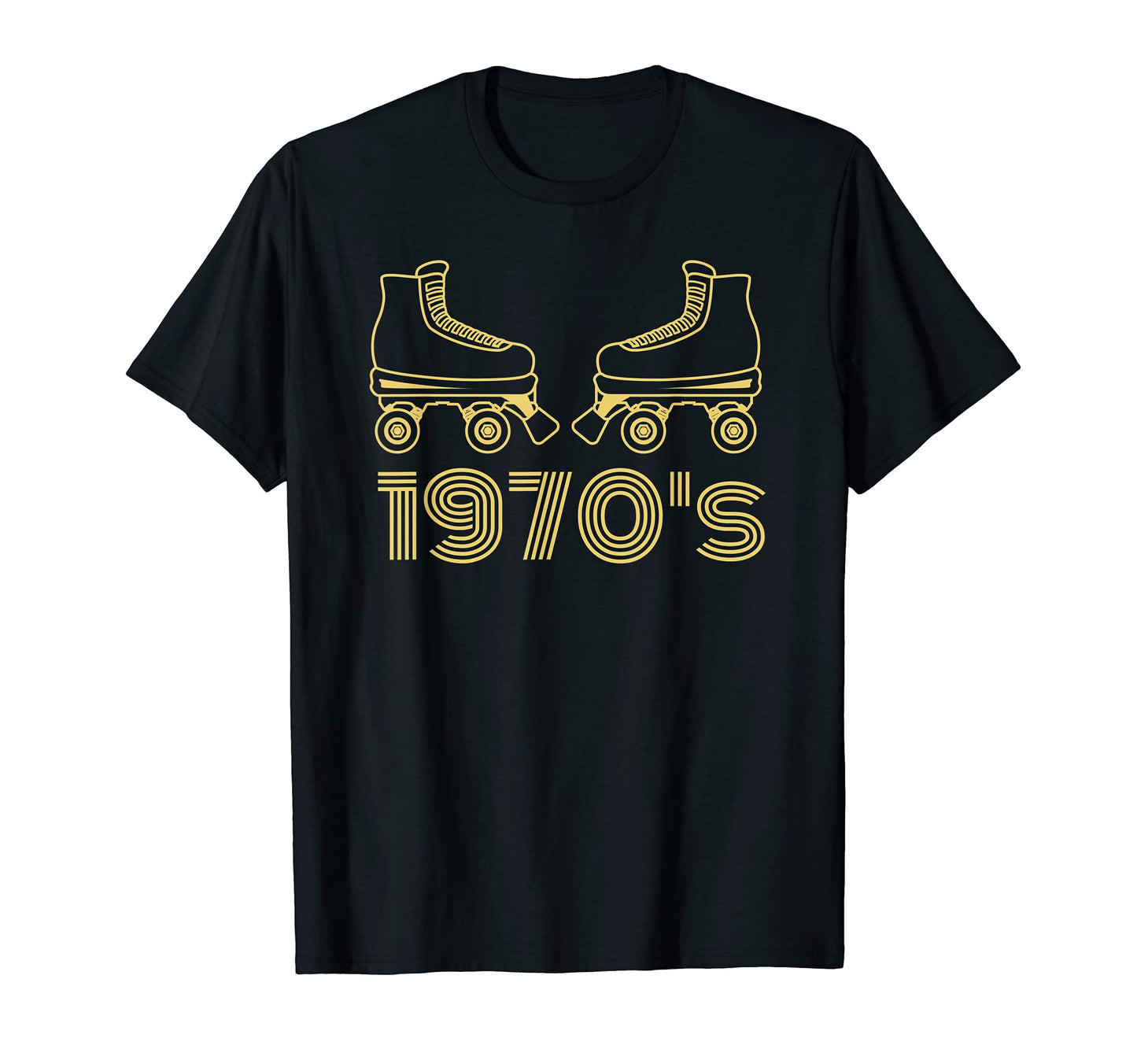 1970S Roller Skates 70S Disco T-Shirt - Unique Graphic Unisex - T-Shirt, Sweatshirt, Hoodie