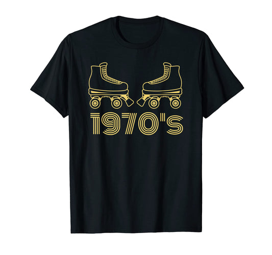 1970S Roller Skates 70S Disco T-Shirt - Unique Graphic Unisex - T-Shirt, Sweatshirt, Hoodie