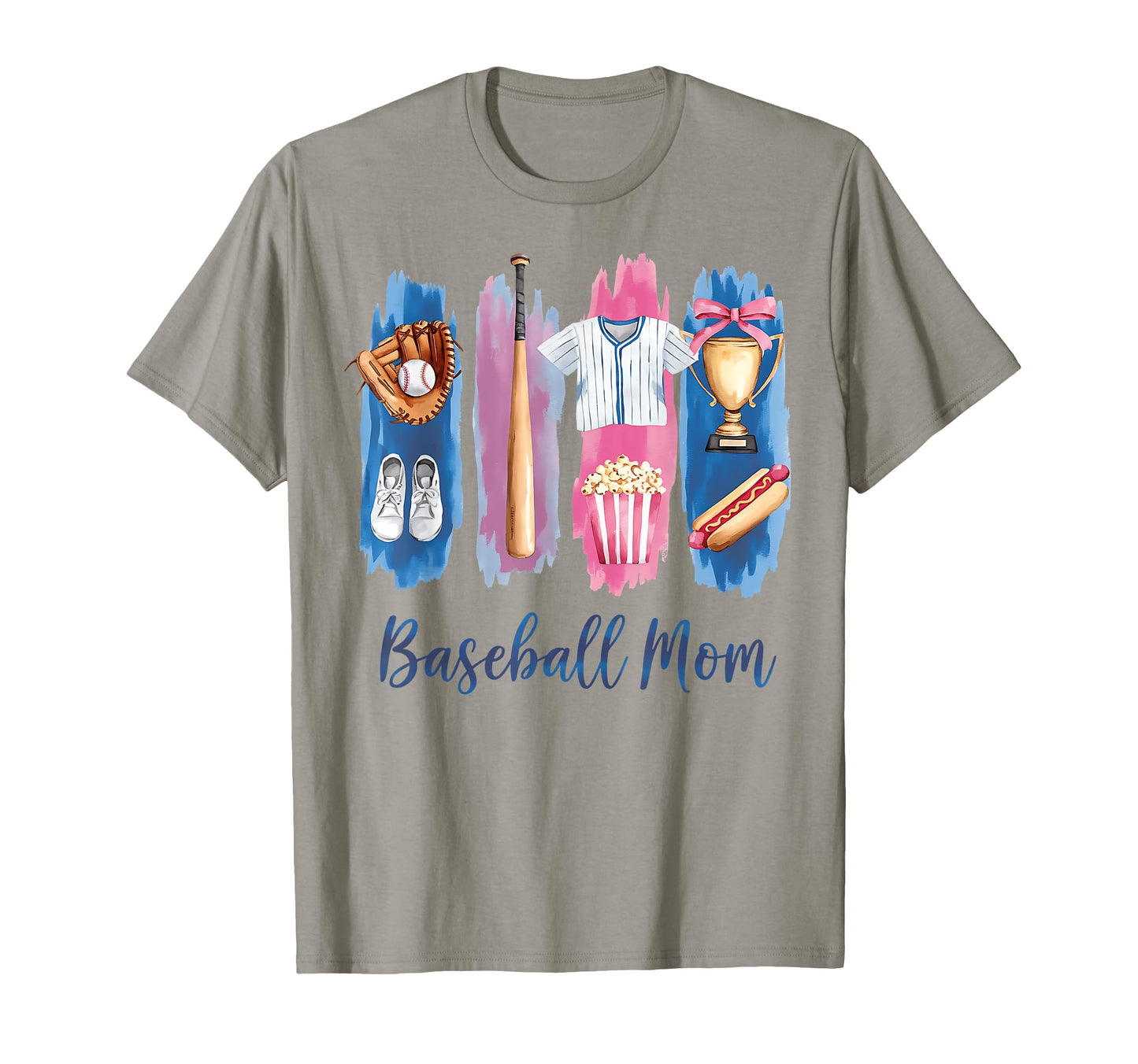Baseball Mama Coquette Bow Game Day T-Shirt - Graphic Print Men Women - T-Shirt, Sweatshirt, Hoodie