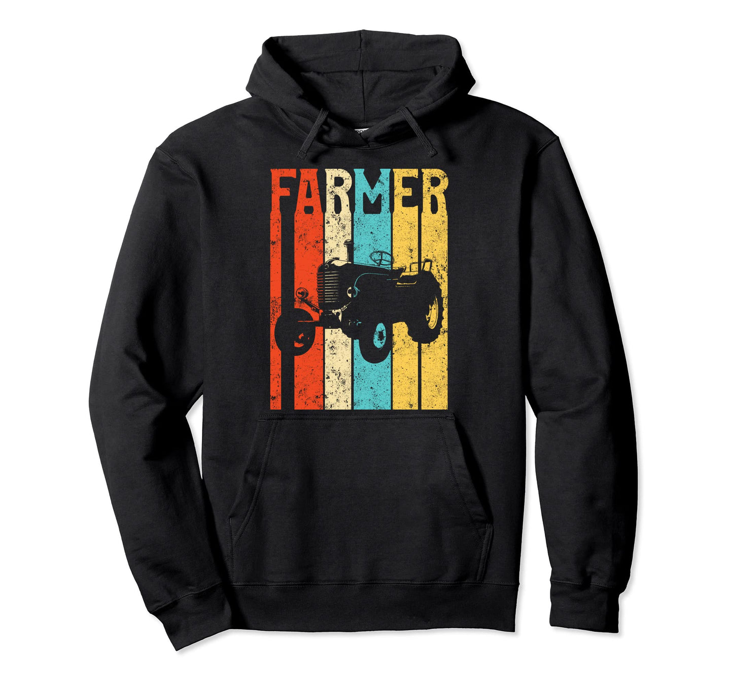 Tractor Driver And American T-Shirt - Fun Novelty Design for Adults - T-Shirt, Sweatshirt, Hoodie