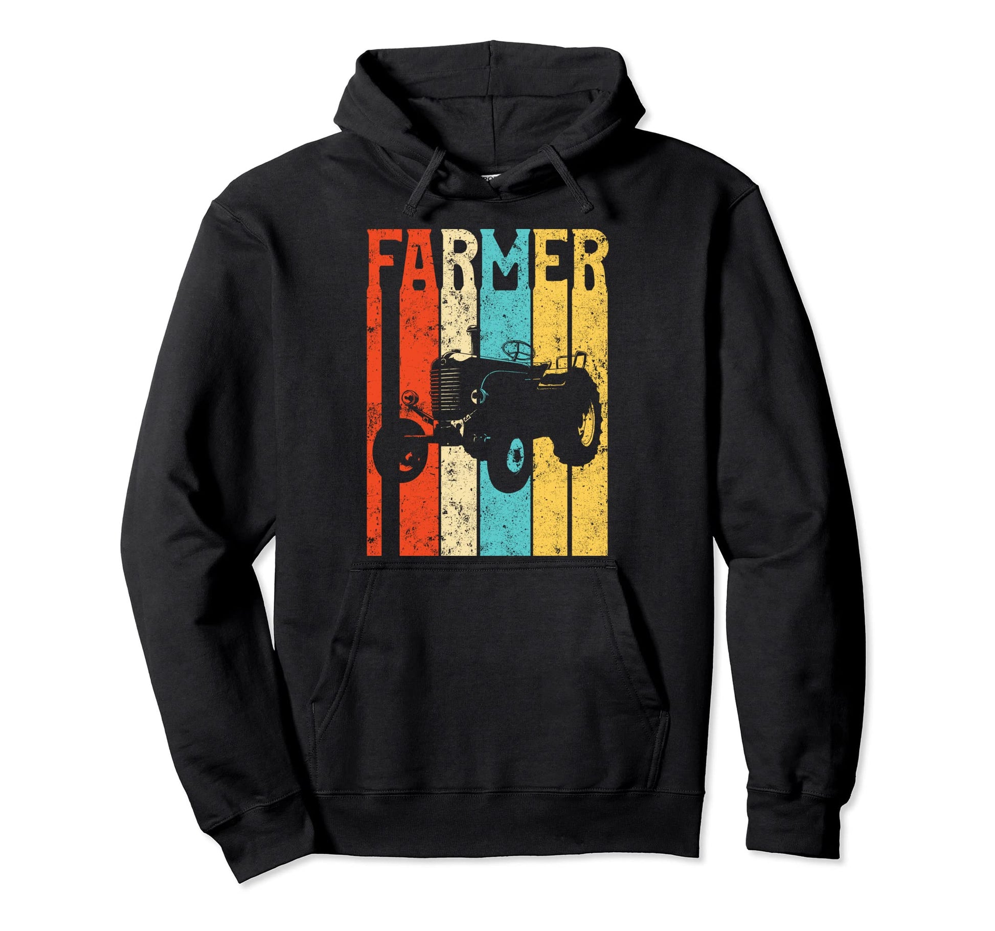 Tractor Driver And American T-Shirt - Fun Novelty Design for Adults - T-Shirt, Sweatshirt, Hoodie