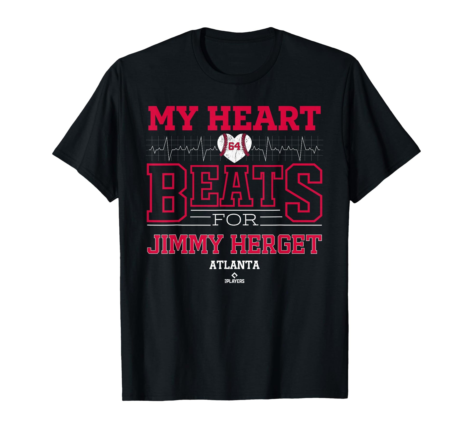 My Heart Beats Jimmy Herget Atlanta T-Shirt - Aesthetic Graphic Men Women - T-Shirt, Sweatshirt, Hoodie