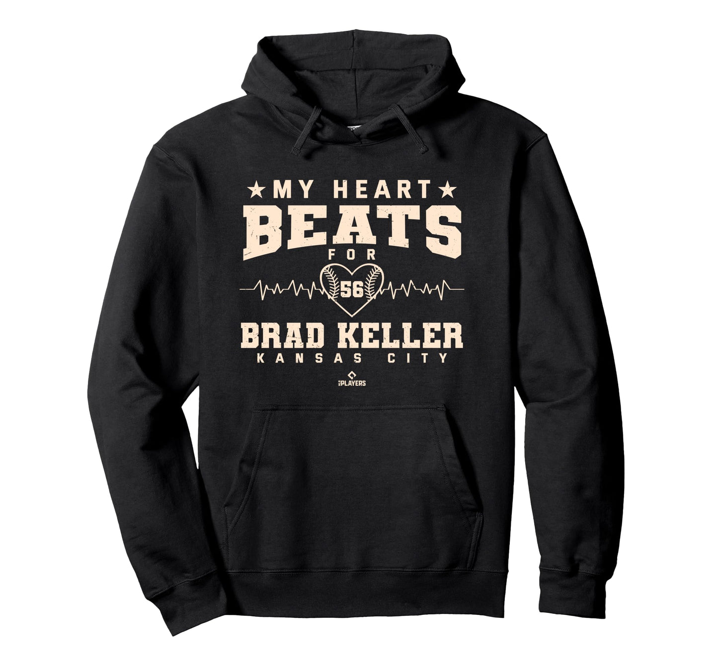 My Heart Beats Brad Keller Valentines Hoodie - Trendy Graphic Men Women - T-Shirt, Sweatshirt, Hoodie