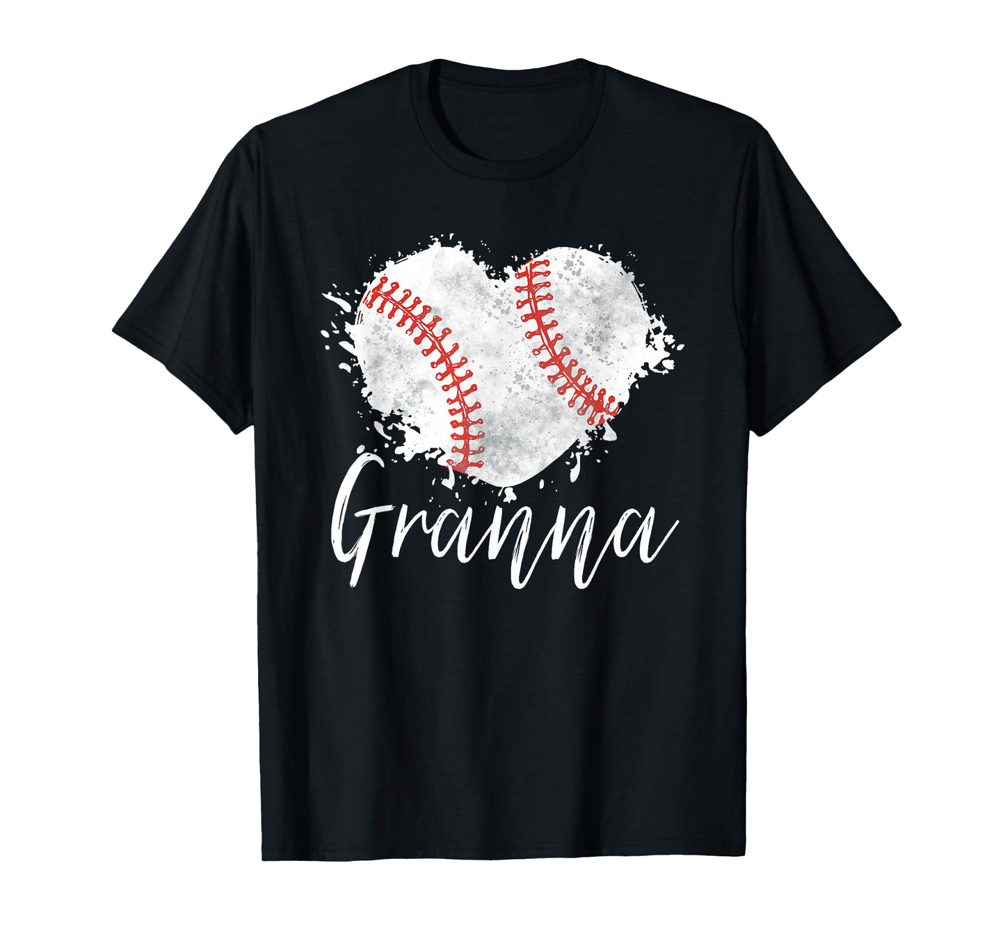 Baseball Granna Baseball Love Heart T-Shirt - Trendy Graphic Men Women - T-Shirt, Sweatshirt, Hoodie