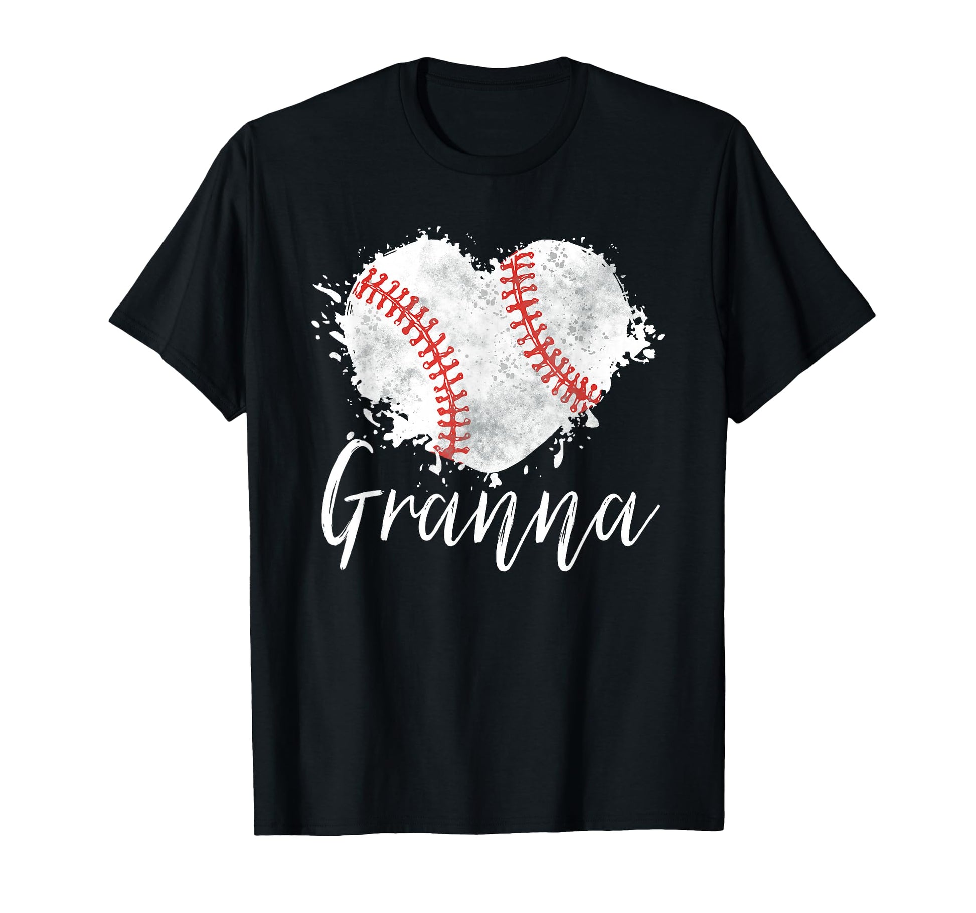 Baseball Granna Baseball Love Heart T-Shirt - Trendy Graphic Men Women - T-Shirt, Sweatshirt, Hoodie