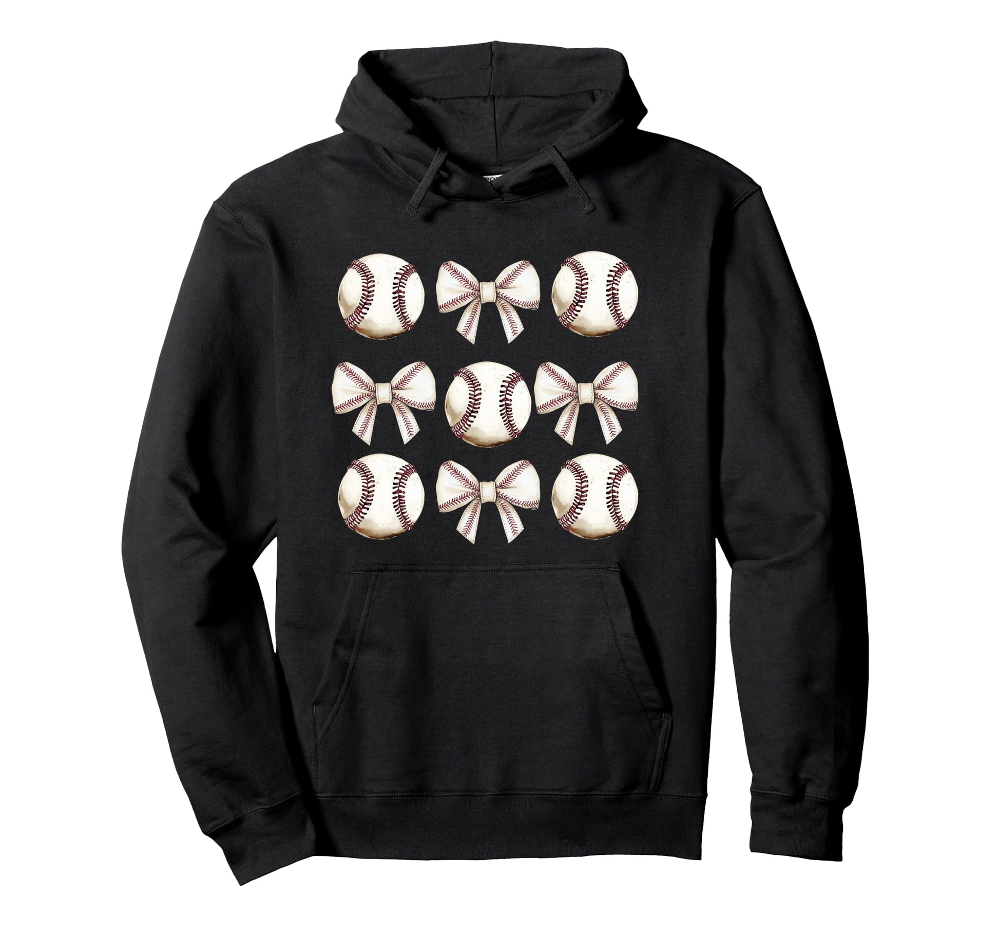Baseball Softball Mom Matching Coquette Hoodie - Fun Novelty Design Unisex - T-Shirt, Sweatshirt, Hoodie