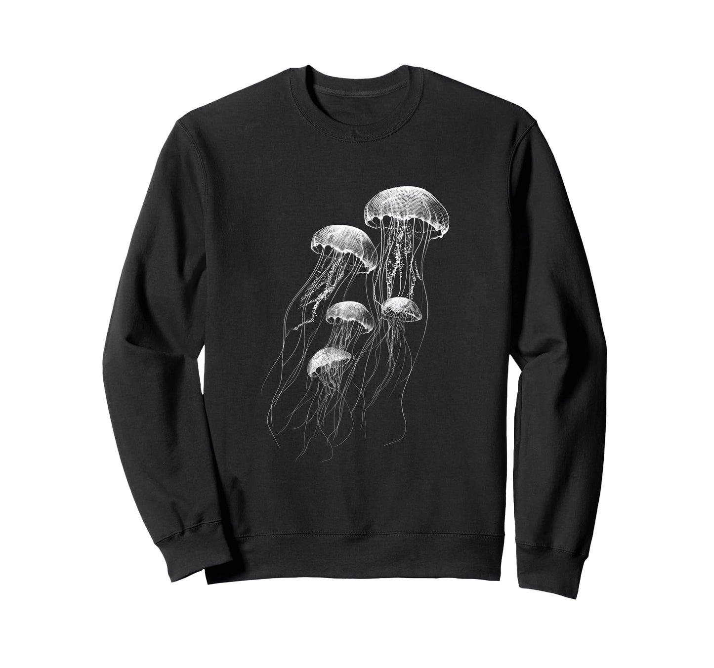 Jellyfish Ocean Gothic Grunge Alt Sweatshirt - Unique Graphic Men Women - T-Shirt, Sweatshirt, Hoodie