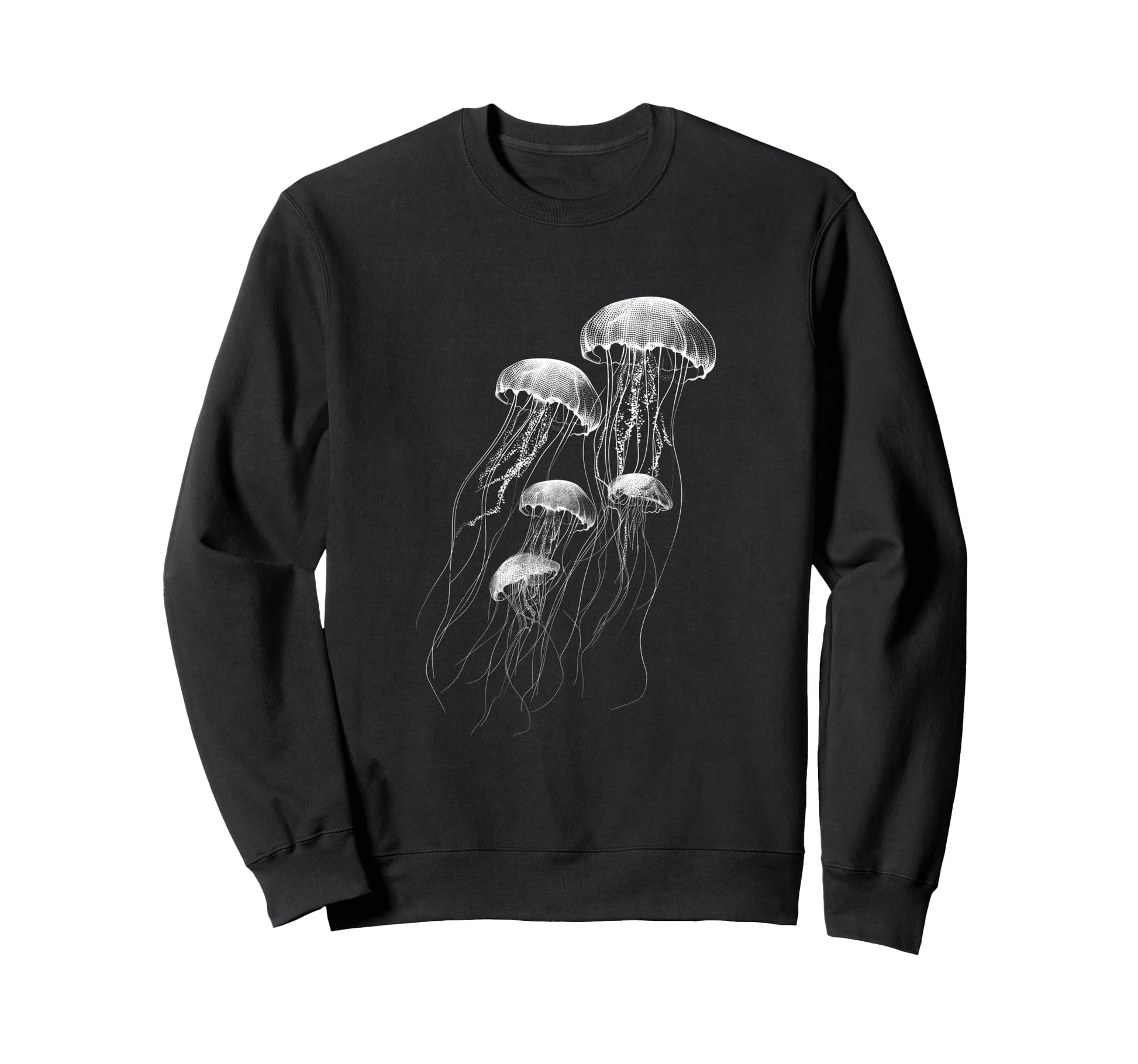 Jellyfish Ocean Gothic Grunge Alt Sweatshirt - Unique Graphic Men Women - T-Shirt, Sweatshirt, Hoodie