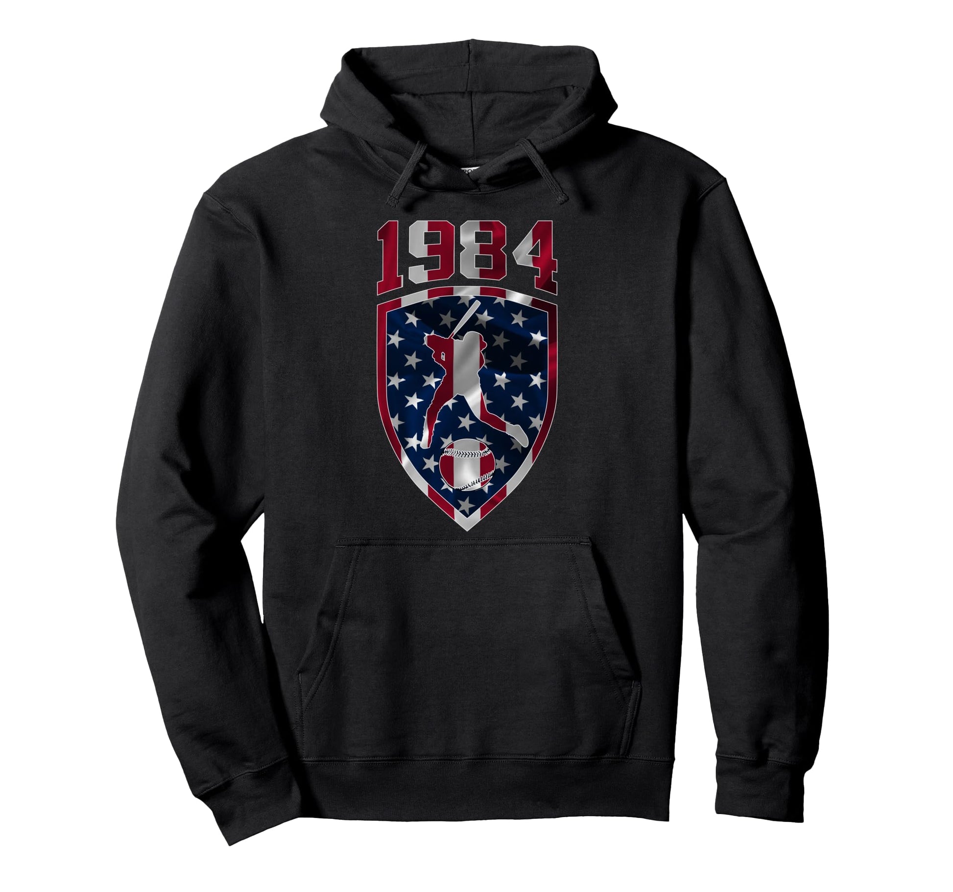 1984 Baseball 42Nd Birthday Hoodie - Fun Novelty Design Unisex - T-Shirt, Sweatshirt, Hoodie