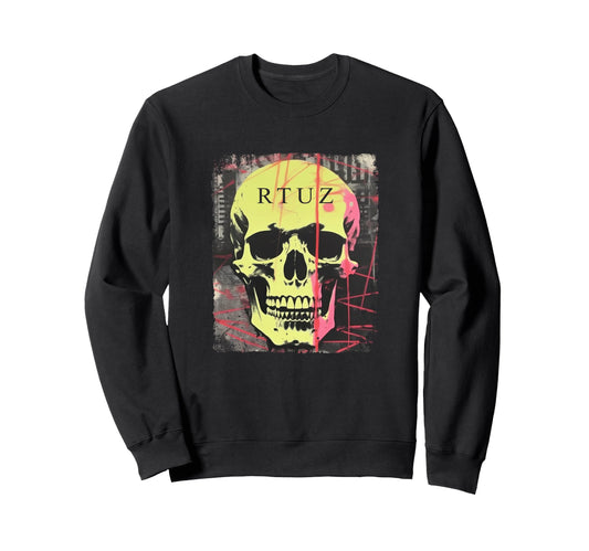 Aesthetic Streetwear Skull Sweatshirt - Streetwear Style for Adults - T-Shirt, Sweatshirt, Hoodie
