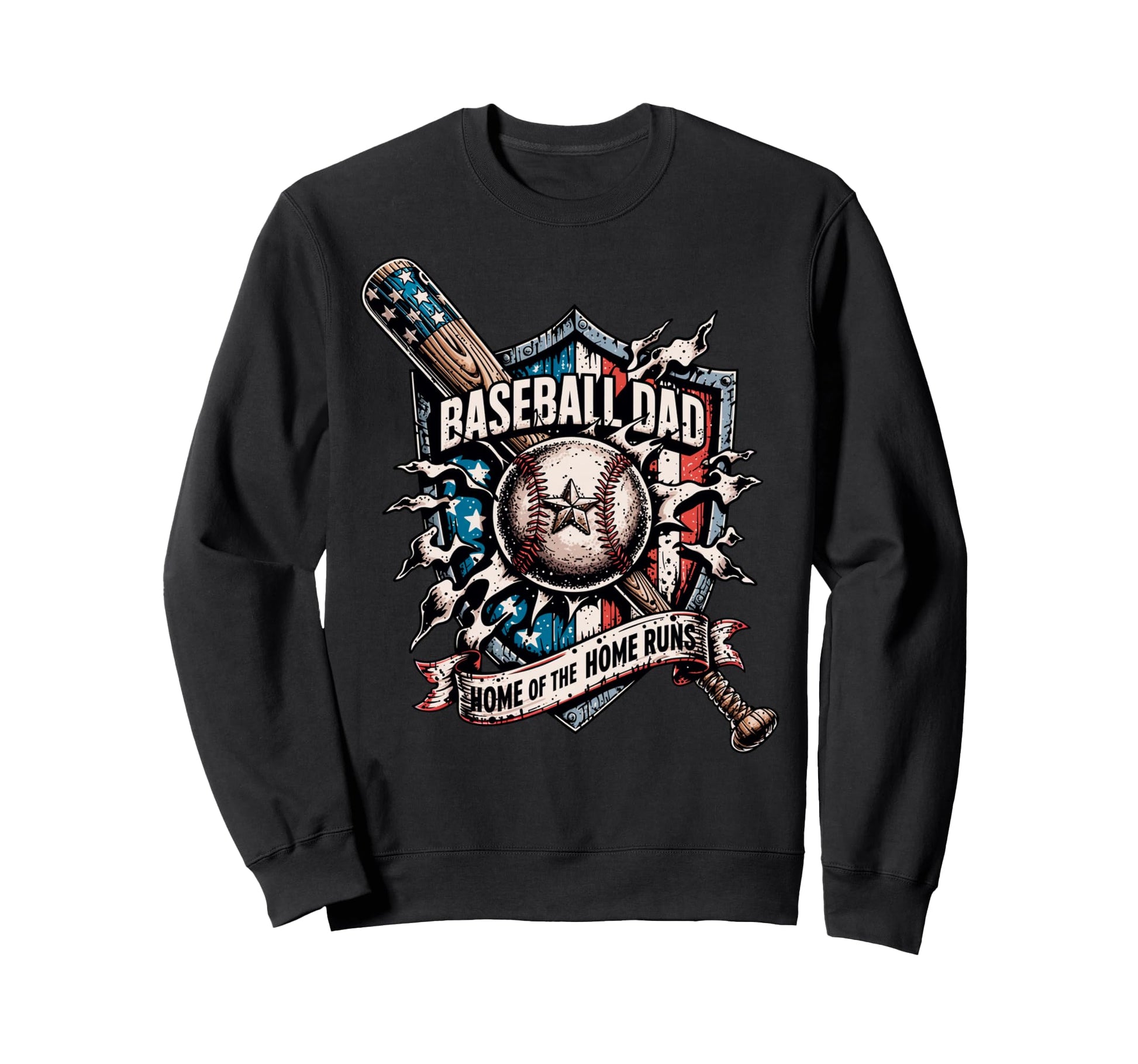 Home Home Runs Usa American Sweatshirt - Minimalist Print Men Women - T-Shirt, Sweatshirt, Hoodie
