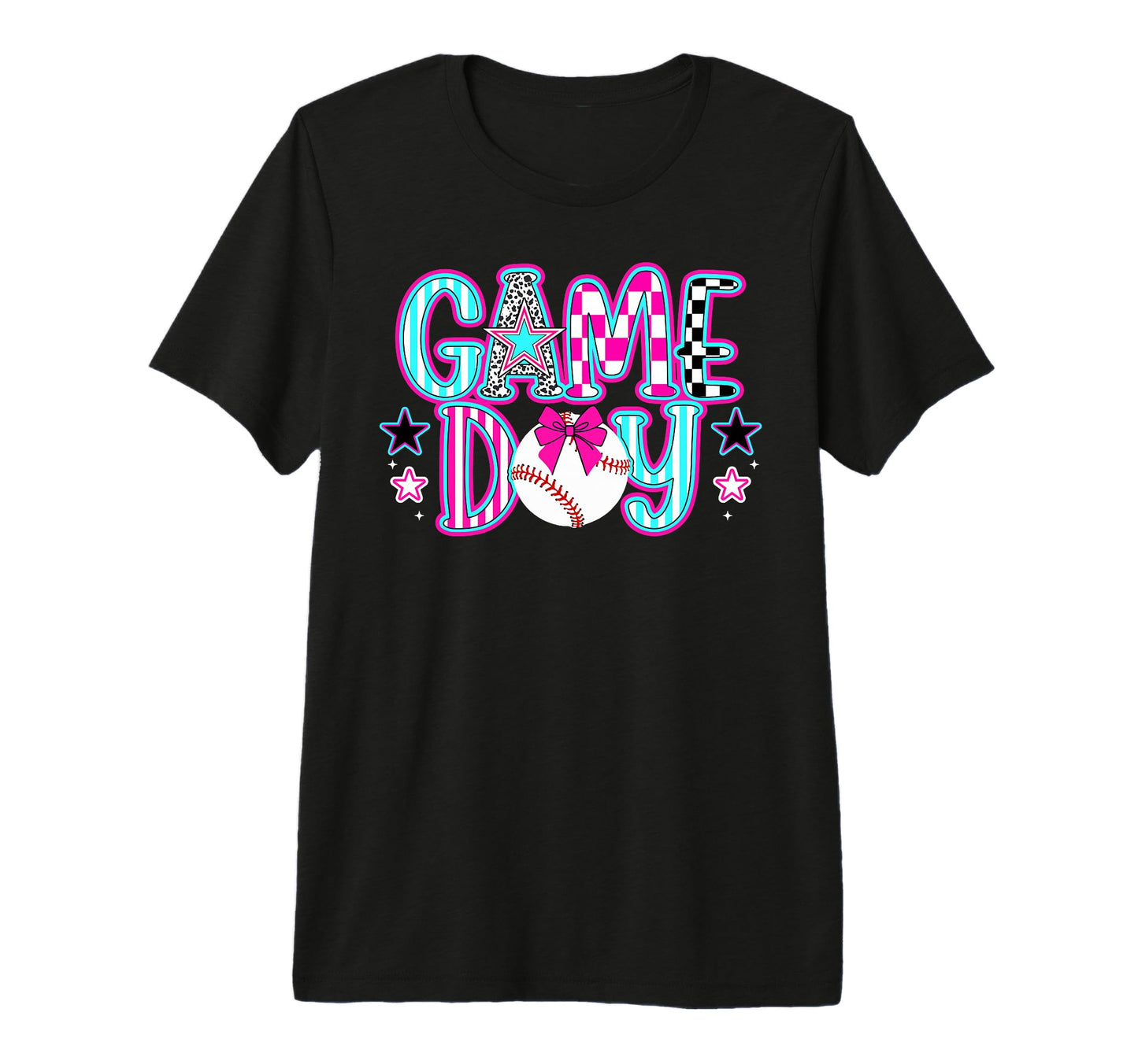 Game Day Coquette Baseball Game Day T-Shirt - Trendy Graphic Unisex - T-Shirt, Sweatshirt, Hoodie