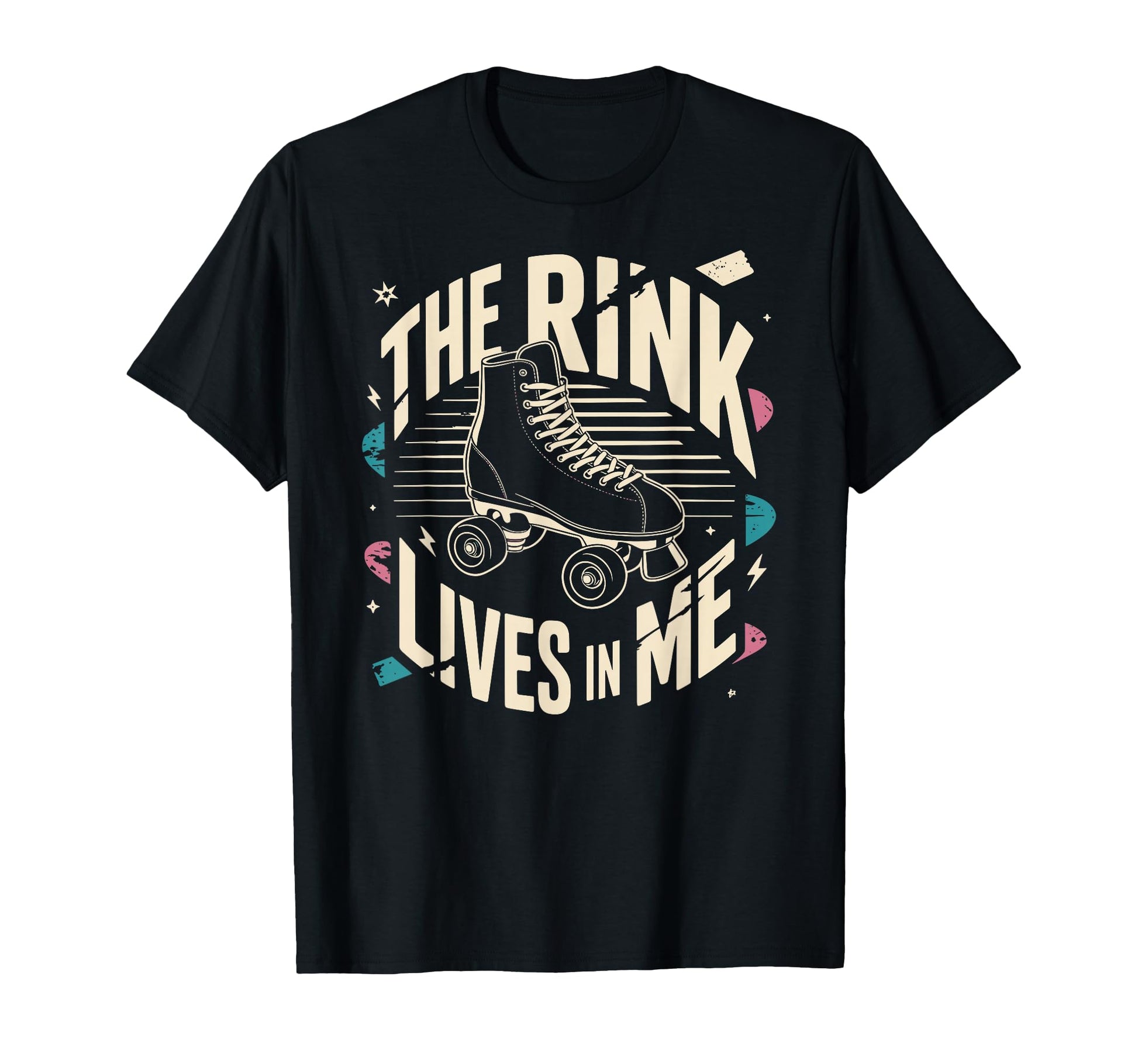 Roller Skating Nostalgia Skaters Fans Hoodie - Minimalist Print for Adults - T-Shirt, Sweatshirt, Hoodie