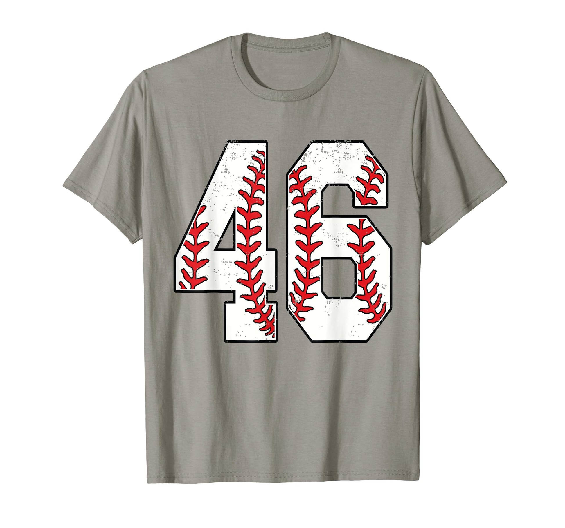 Number 46 Baseball 46 Jersey Number T-Shirt - Custom Art Print for Adults - T-Shirt, Sweatshirt, Hoodie