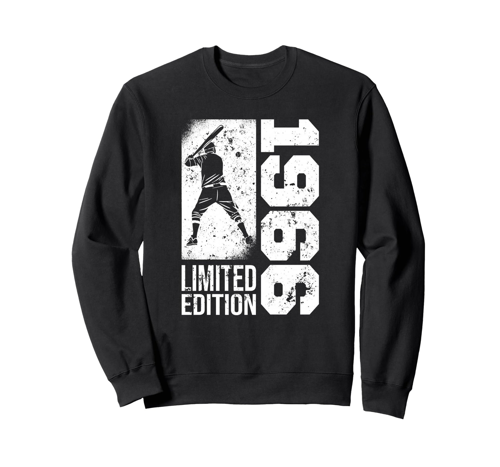 Baseball Player Born 1966 Birthday Sweatshirt - Minimalist Print Men Women - T-Shirt, Sweatshirt, Hoodie
