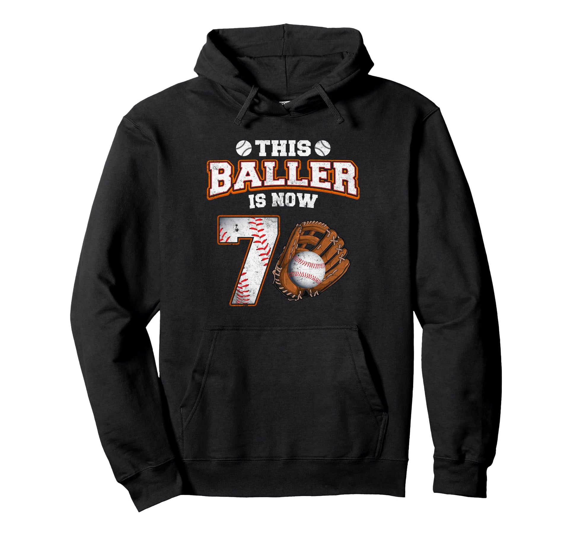 This Baller Is Now 7 Year Old 7Th Hoodie - Streetwear Style Men Women - T-Shirt, Sweatshirt, Hoodie