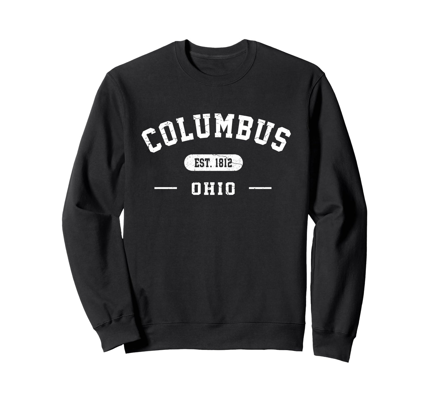 Columbus Ohio Est 1812 Pride Sweatshirt - Unique Graphic for Adults - T-Shirt, Sweatshirt, Hoodie