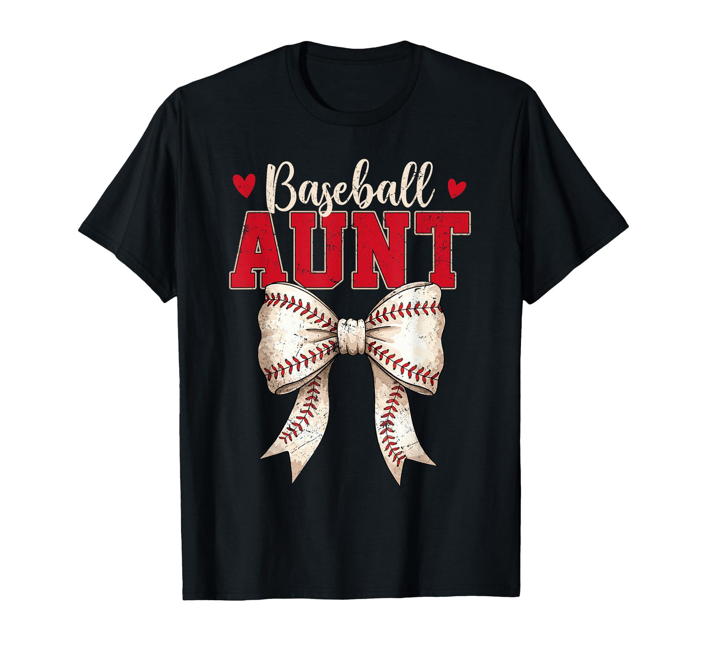 Baseball Aunt Coquette Bow Game Day T-Shirt - Streetwear Style Unisex - T-Shirt, Sweatshirt, Hoodie