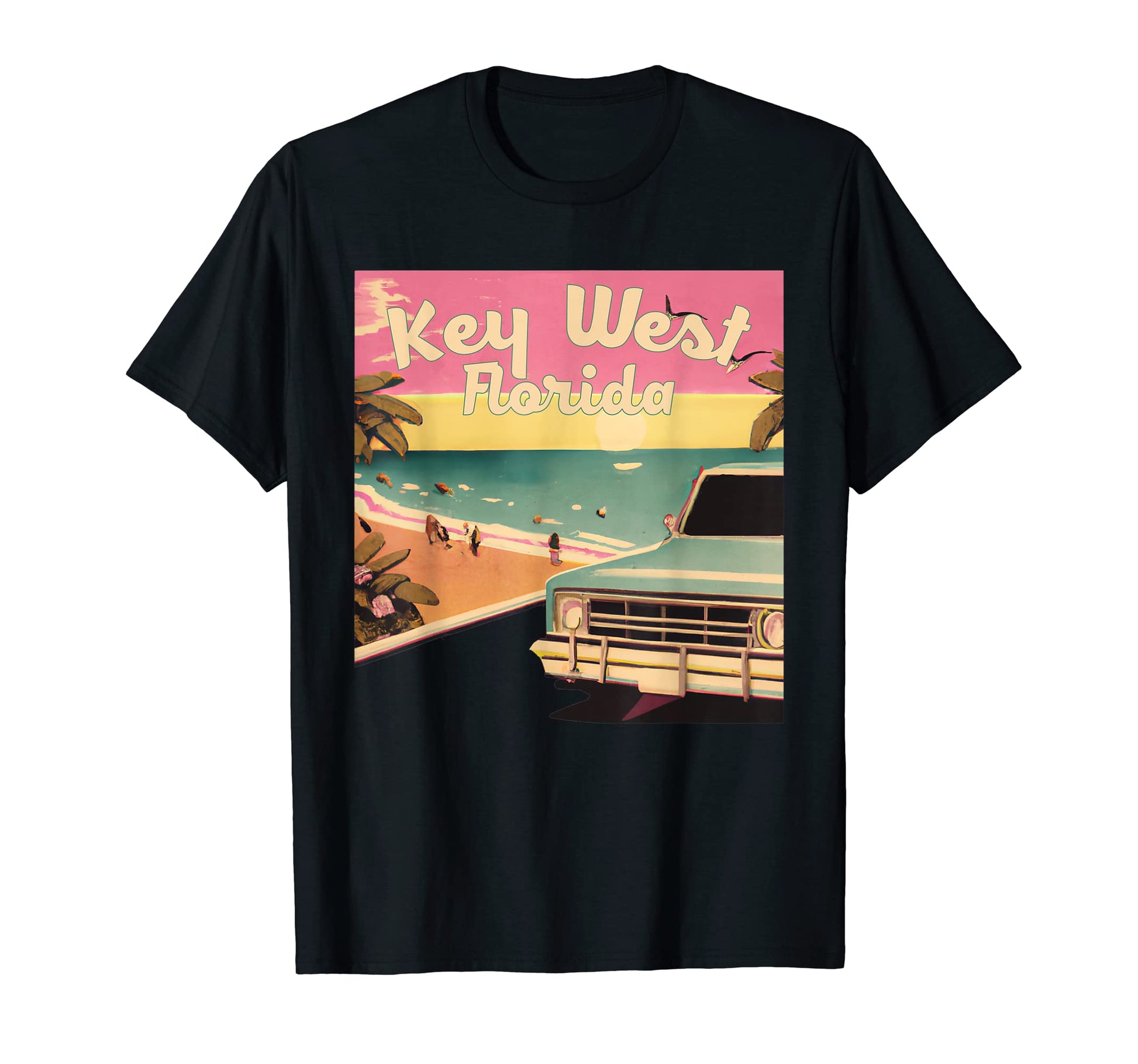 Key West Beach Vacation Souvenir Key T-Shirt - Streetwear Style for Adults - T-Shirt, Sweatshirt, Hoodie