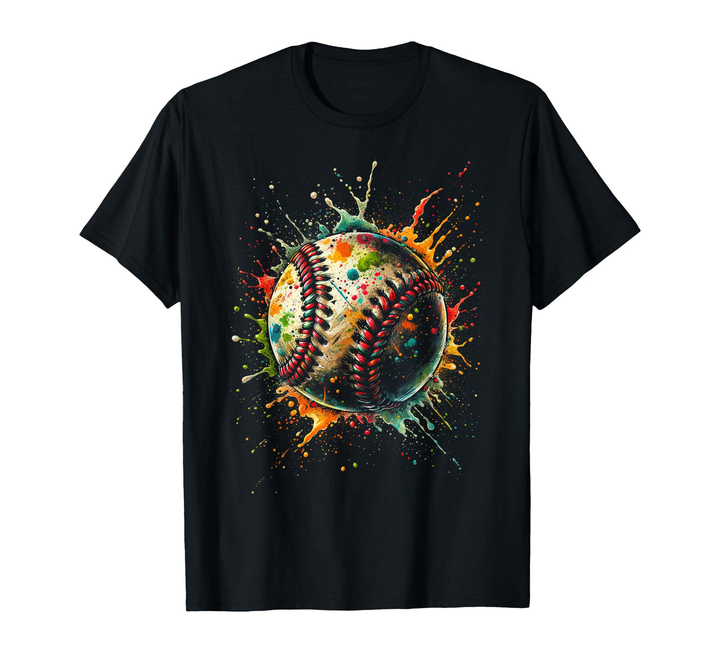 Baseball Player Art Baseball Fan Mens T-Shirt - Unique Graphic Men Women - T-Shirt, Sweatshirt, Hoodie