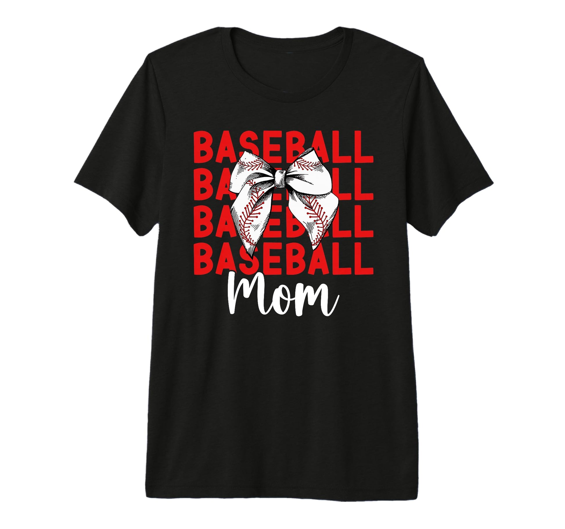 Baseball Mom Baseball Player Mom T-Shirt - Custom Art Print Men Women - T-Shirt, Sweatshirt, Hoodie