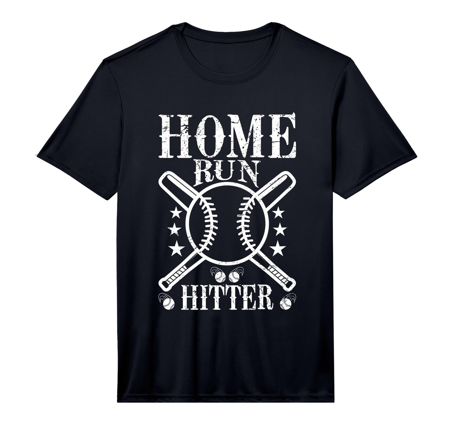 Mens Home Run Hitter Bat And Ball T-Shirt - Fun Novelty Design Unisex - T-Shirt, Sweatshirt, Hoodie