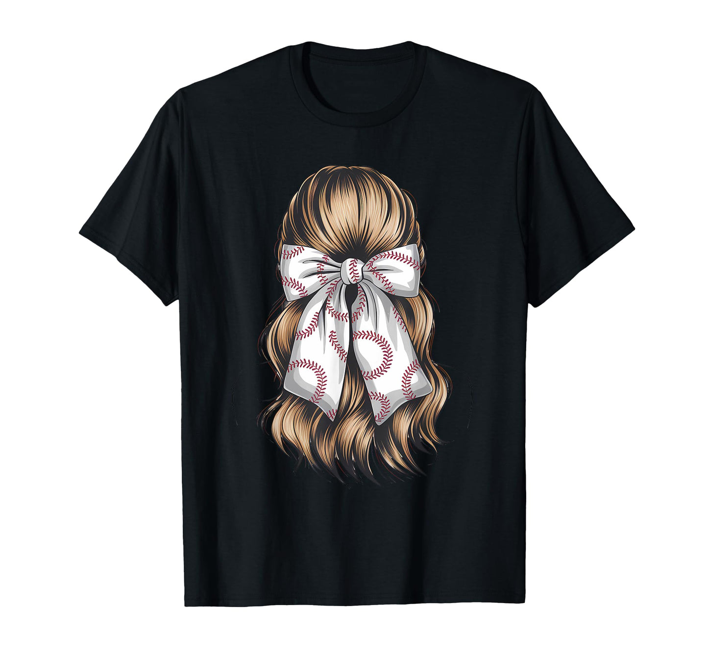 Baseball Coquette Bow Baseball Player T-Shirt - Streetwear Style Unisex - T-Shirt, Sweatshirt, Hoodie
