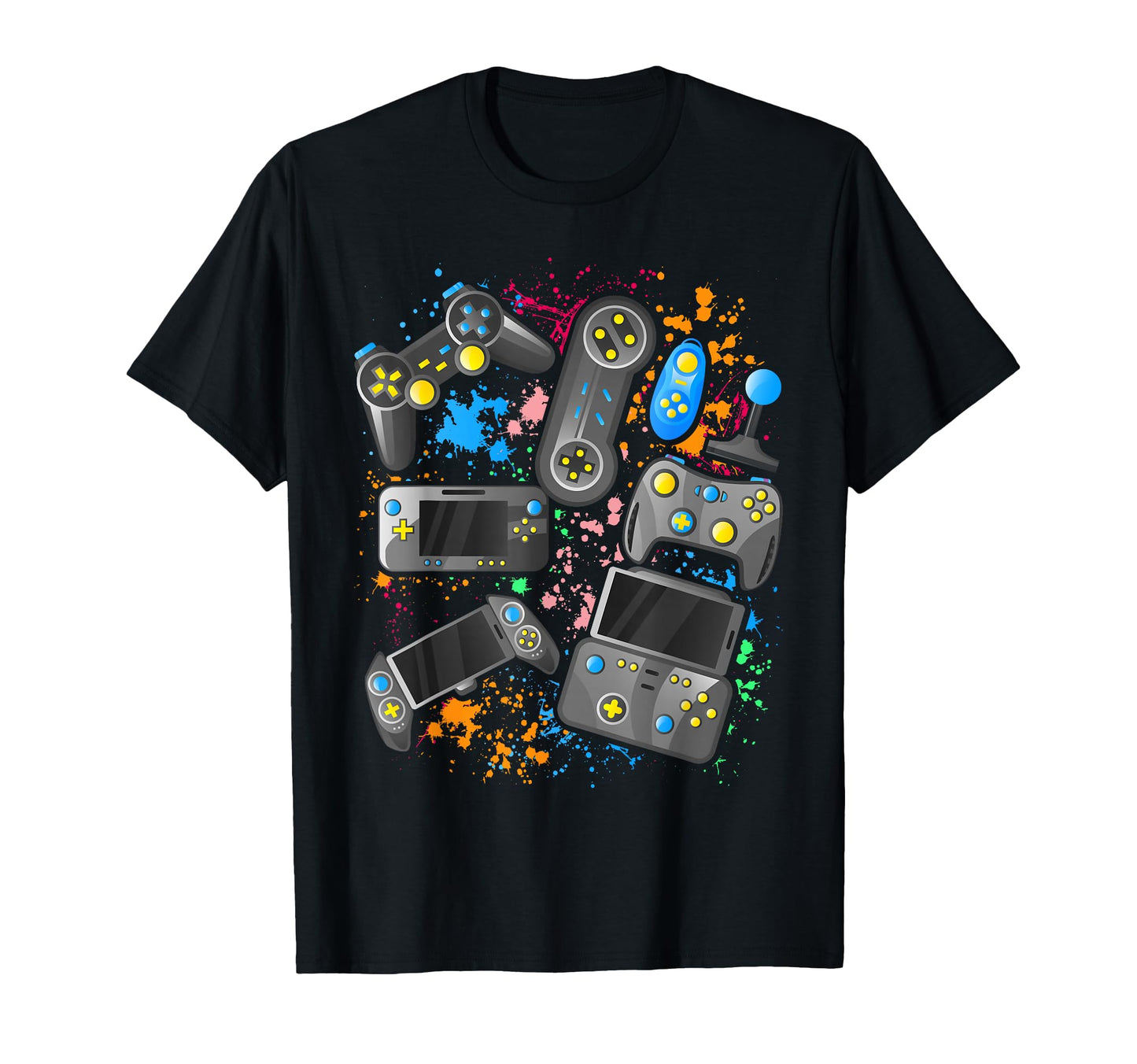 Video Game Console Controllers 80S 90S T-Shirt - Novelty Apparel Men Women - T-Shirt, Sweatshirt, Hoodie