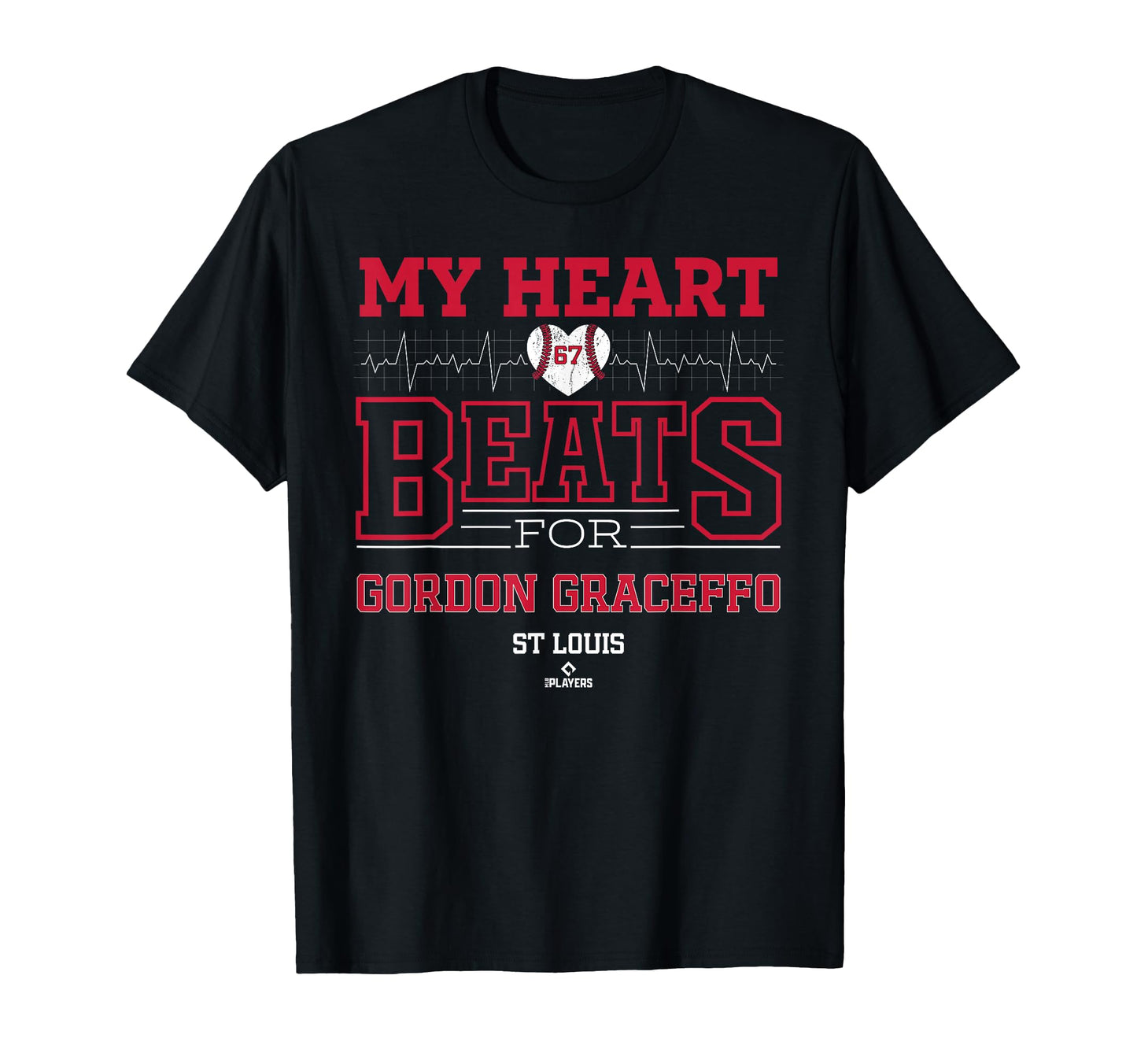 My Heart Beats Gordon Graceffo St T-Shirt - Unique Graphic for Adults - T-Shirt, Sweatshirt, Hoodie
