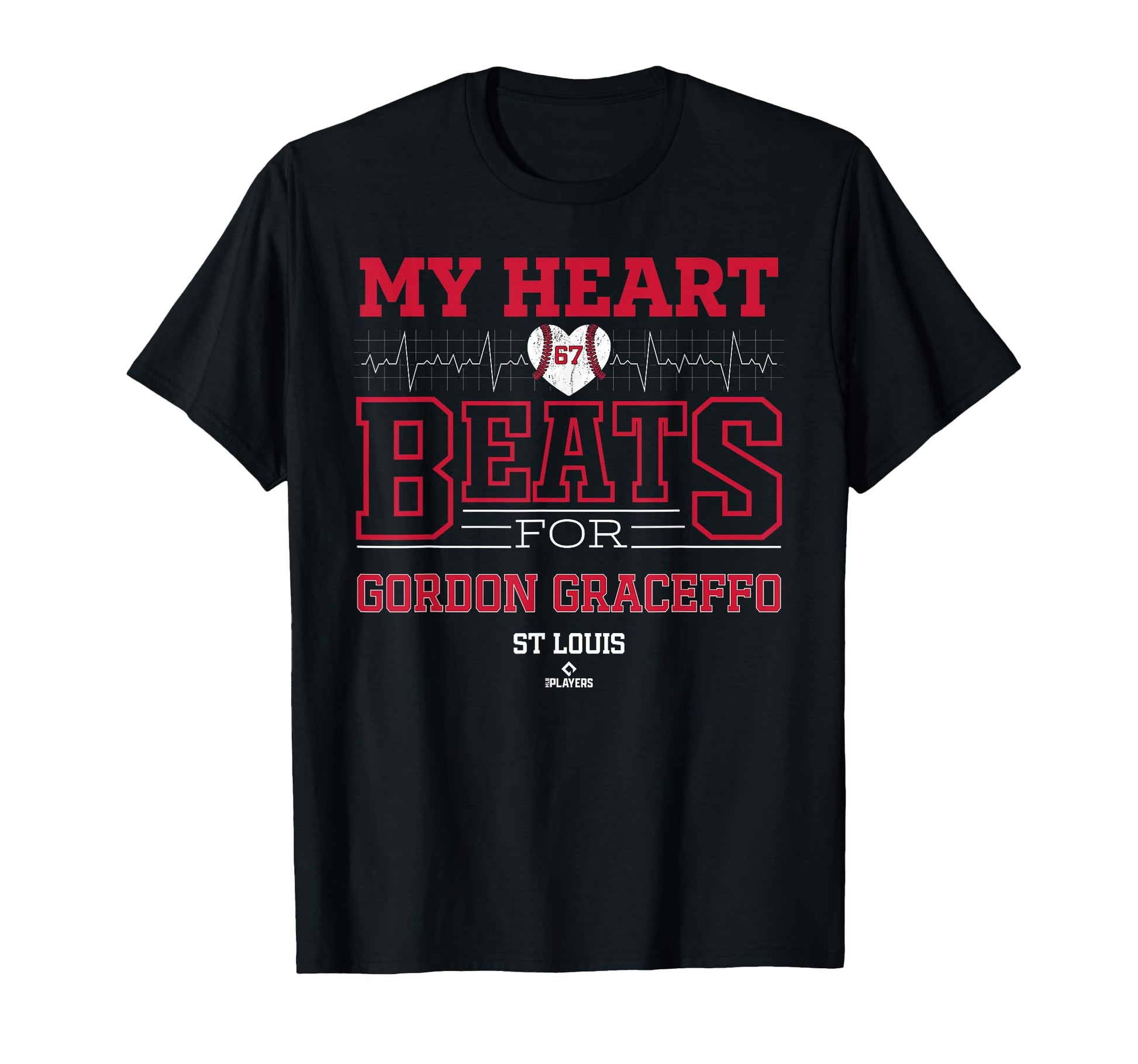 My Heart Beats Gordon Graceffo St T-Shirt - Unique Graphic for Adults - T-Shirt, Sweatshirt, Hoodie
