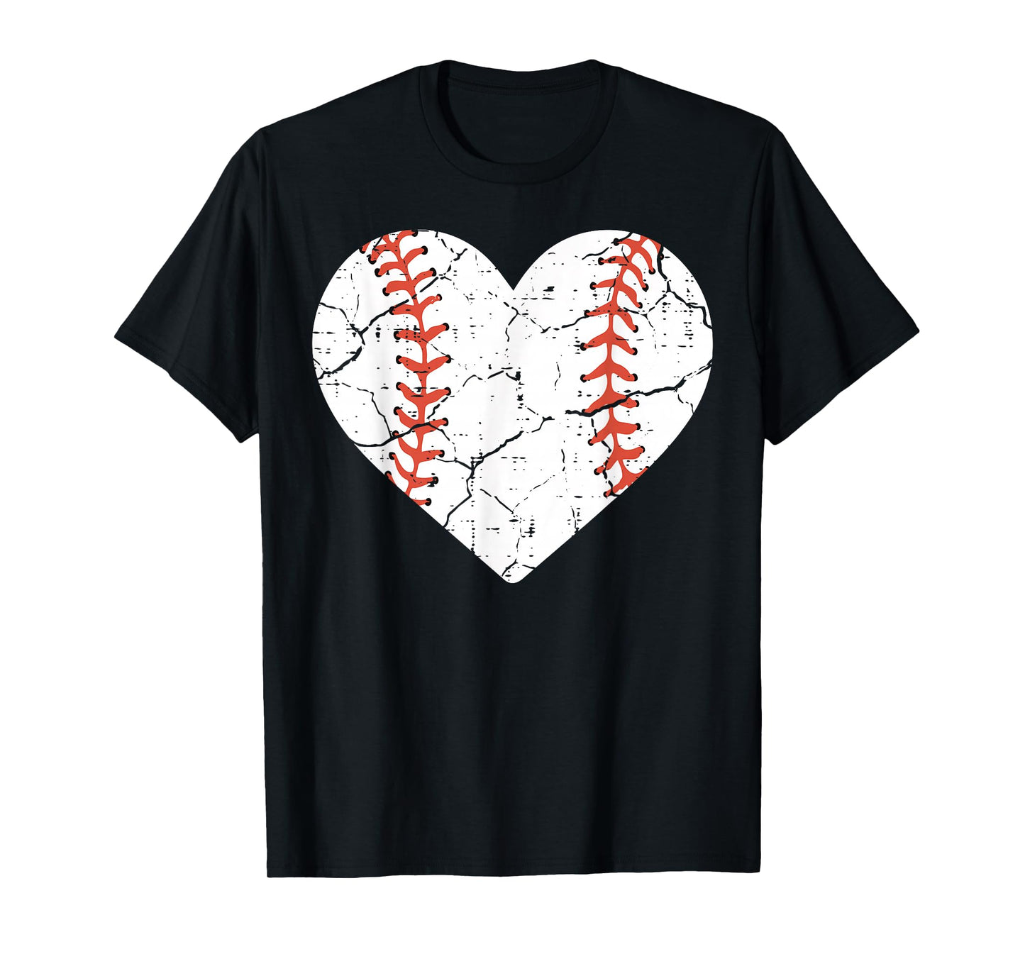 Baseball Heart Sports Player Coach Fan T-Shirt - Minimalist Print Unisex - T-Shirt, Sweatshirt, Hoodie