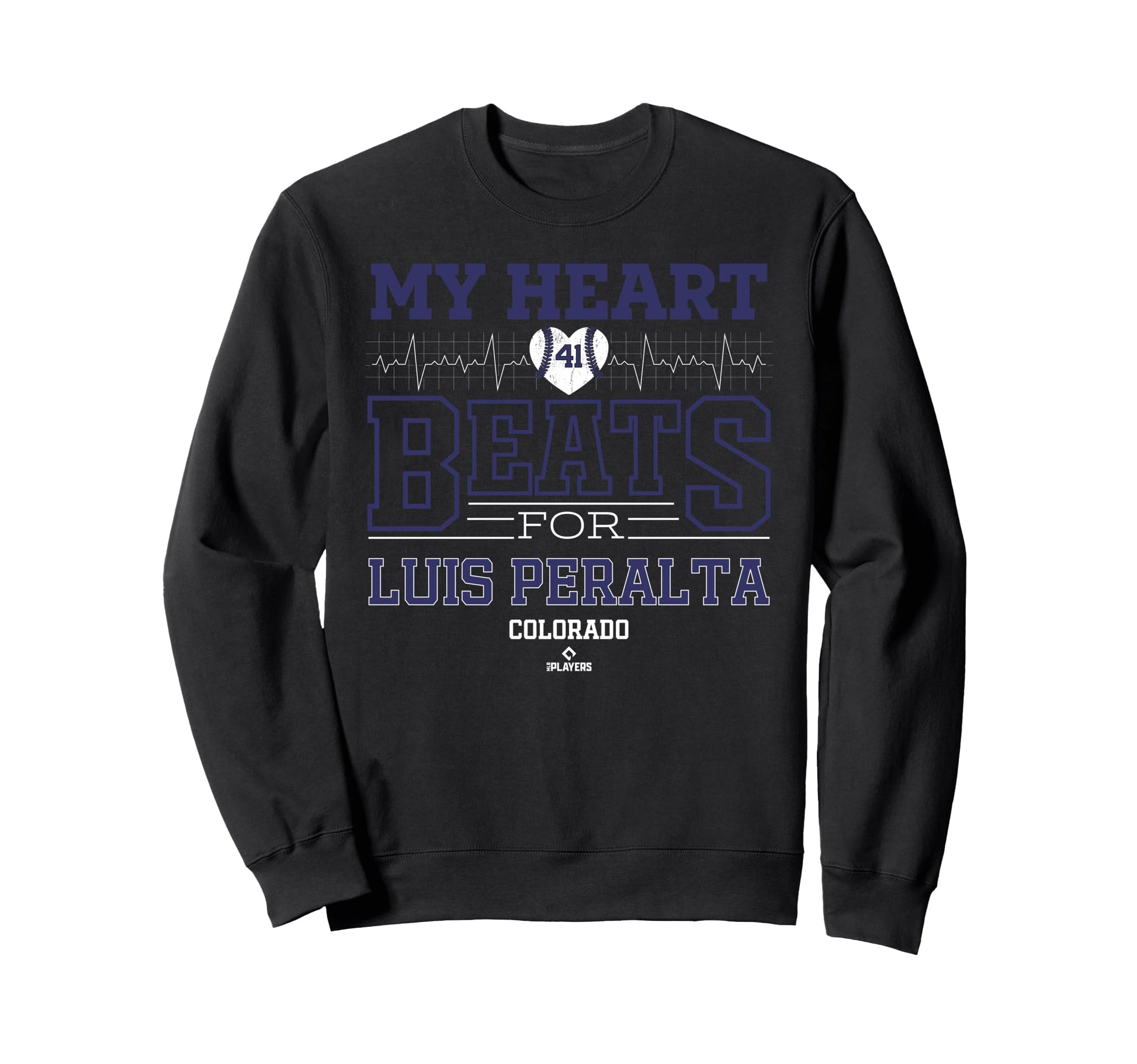 My Heart Beats Luis Peralta Sweatshirt - Minimalist Print Men Women - T-Shirt, Sweatshirt, Hoodie