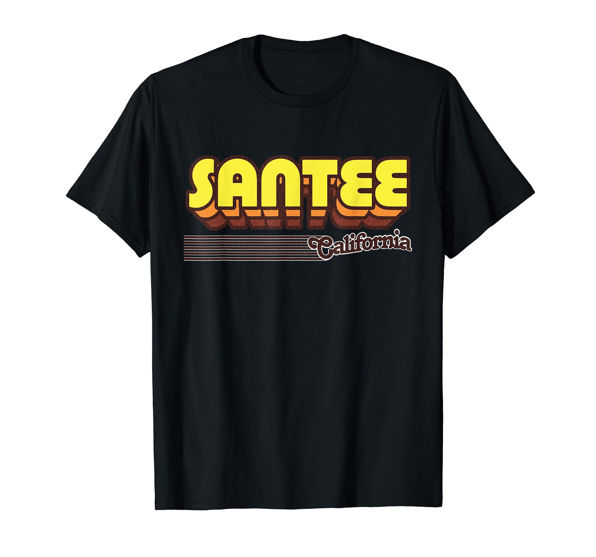 Santee California Stripes T-Shirt - Casual Everyday Wear Men Women - T-Shirt, Sweatshirt, Hoodie