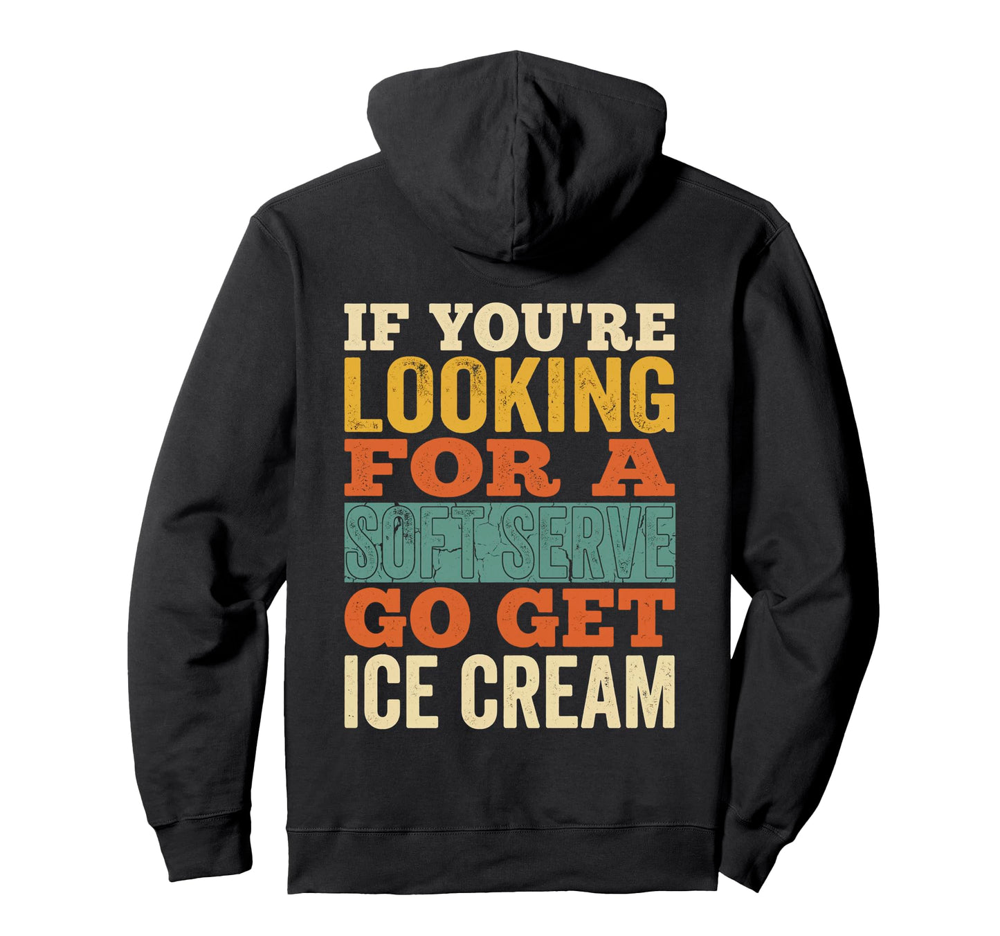 Pickleball Soft Serve Ice Cream Hoodie - Casual Everyday Wear Men Women - T-Shirt, Sweatshirt, Hoodie