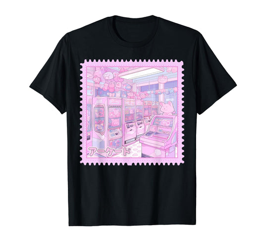 Anime 90S Arcade Y2K Aesthetic T-Shirt - Minimalist Print Men Women - T-Shirt, Sweatshirt, Hoodie