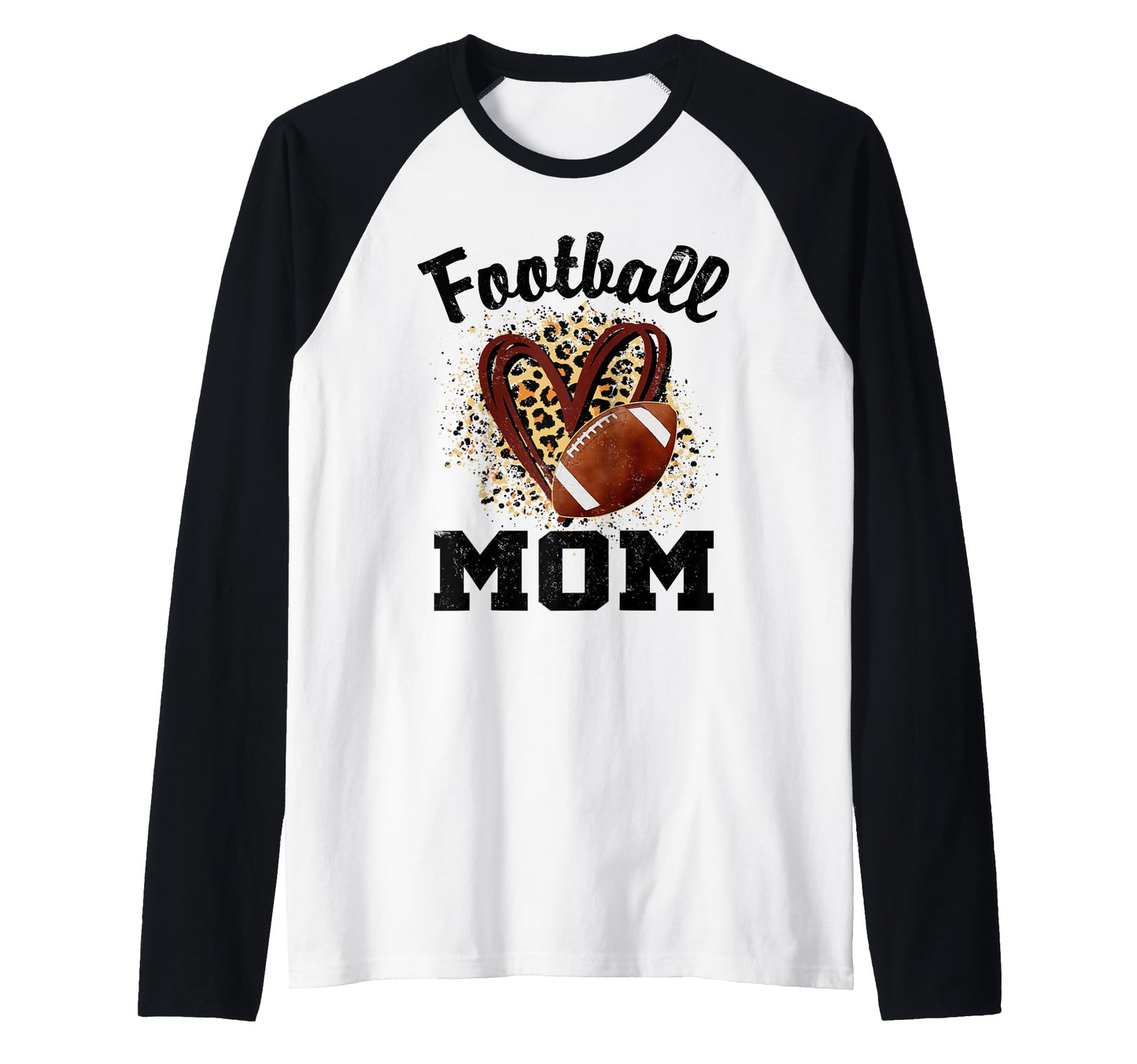 Leopard Heart American Football Matching Hoodie - Trendy Graphic Unisex - T-Shirt, Sweatshirt, Hoodie