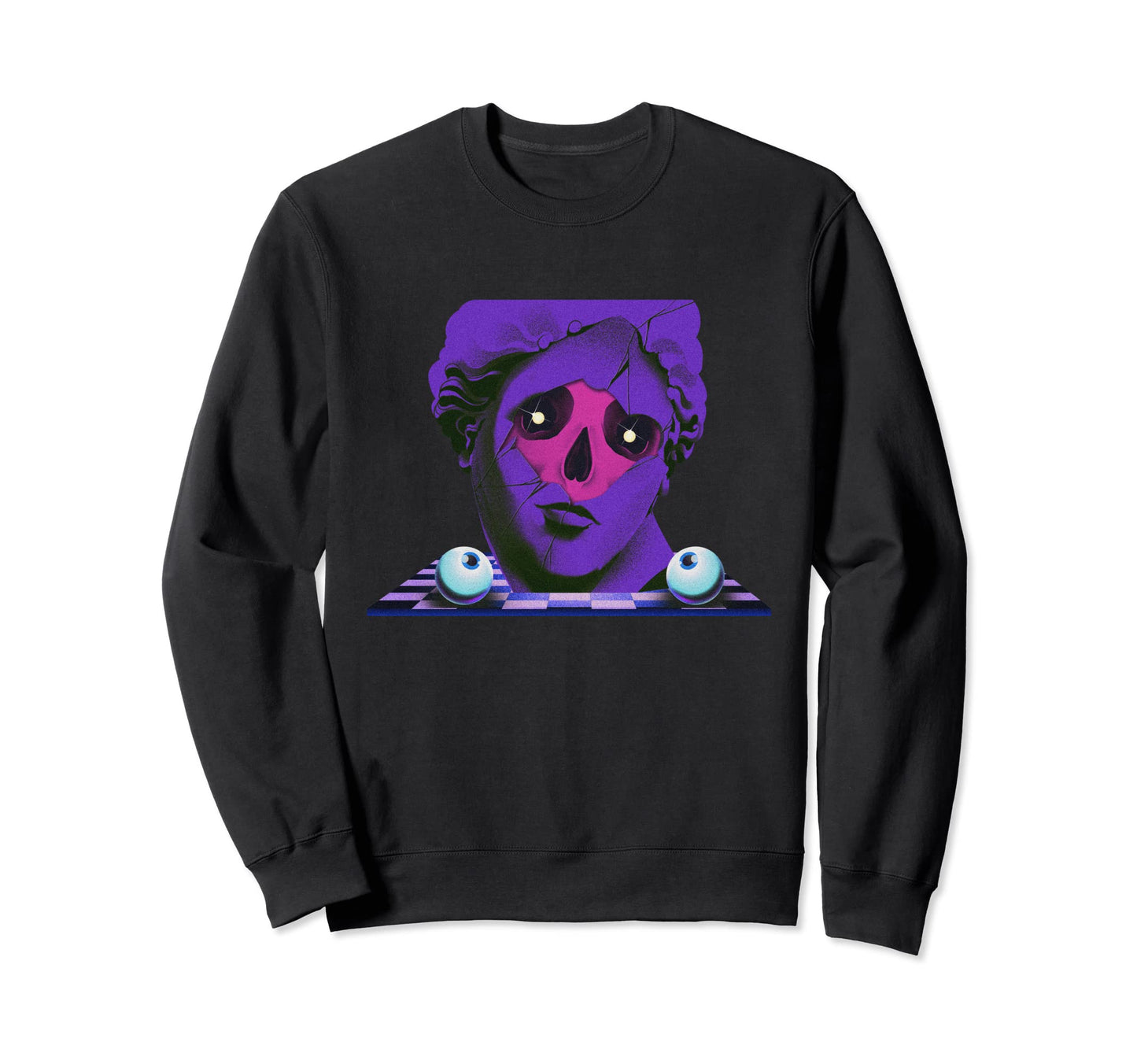 Aesthetic Vaporwave Synthwave Sweatshirt - Trendy Graphic Men Women - T-Shirt, Sweatshirt, Hoodie