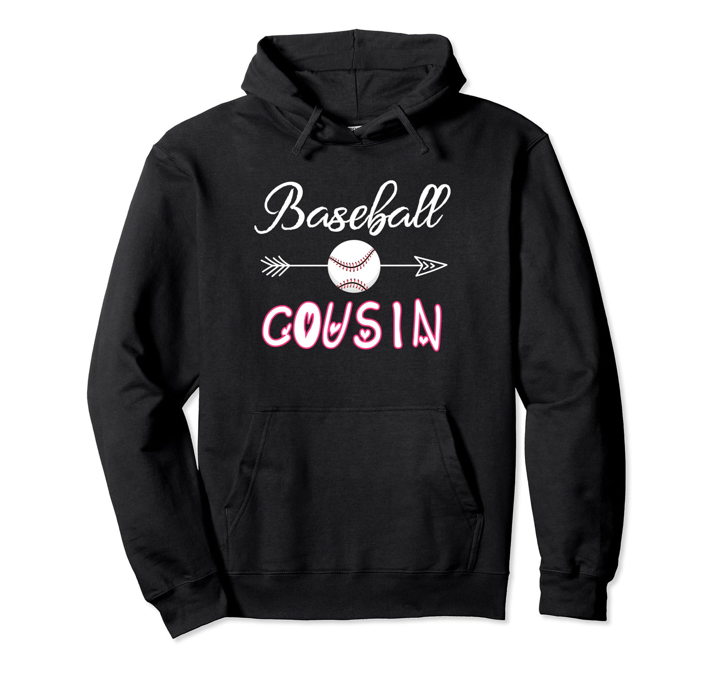 Baseball Cousin Birthday Sport Baseball Hoodie - Graphic Print for Adults - T-Shirt, Sweatshirt, Hoodie