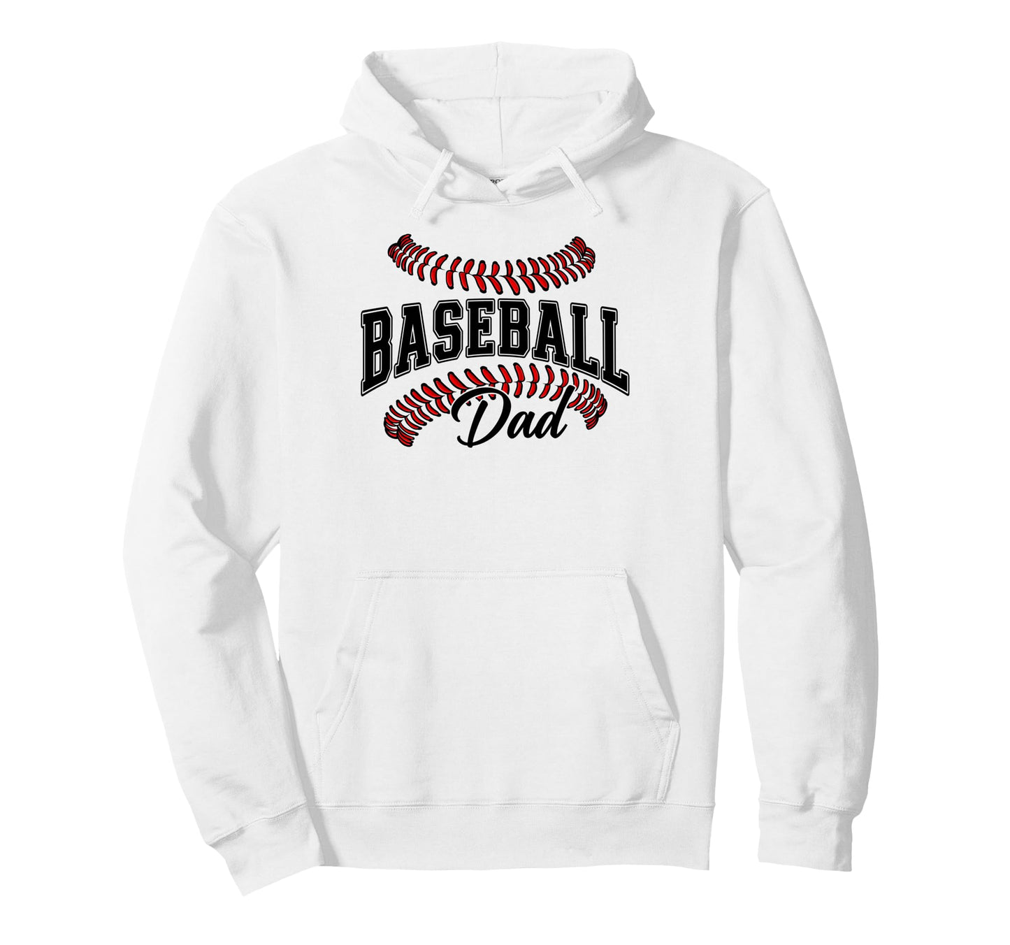 Baseball Dad Baseball Lovers Funny Hoodie - Novelty Apparel for Adults - T-Shirt, Sweatshirt, Hoodie