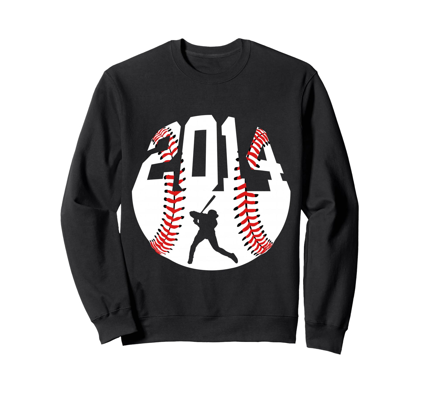 2014 Baseball 12Th Birthday Sweatshirt - Graphic Print Unisex - T-Shirt, Sweatshirt, Hoodie
