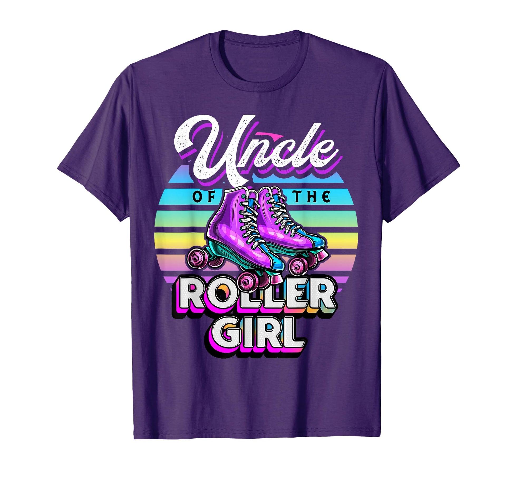 Uncle Roller Roller Skating Birthday T-Shirt - Aesthetic Graphic Unisex - T-Shirt, Sweatshirt, Hoodie