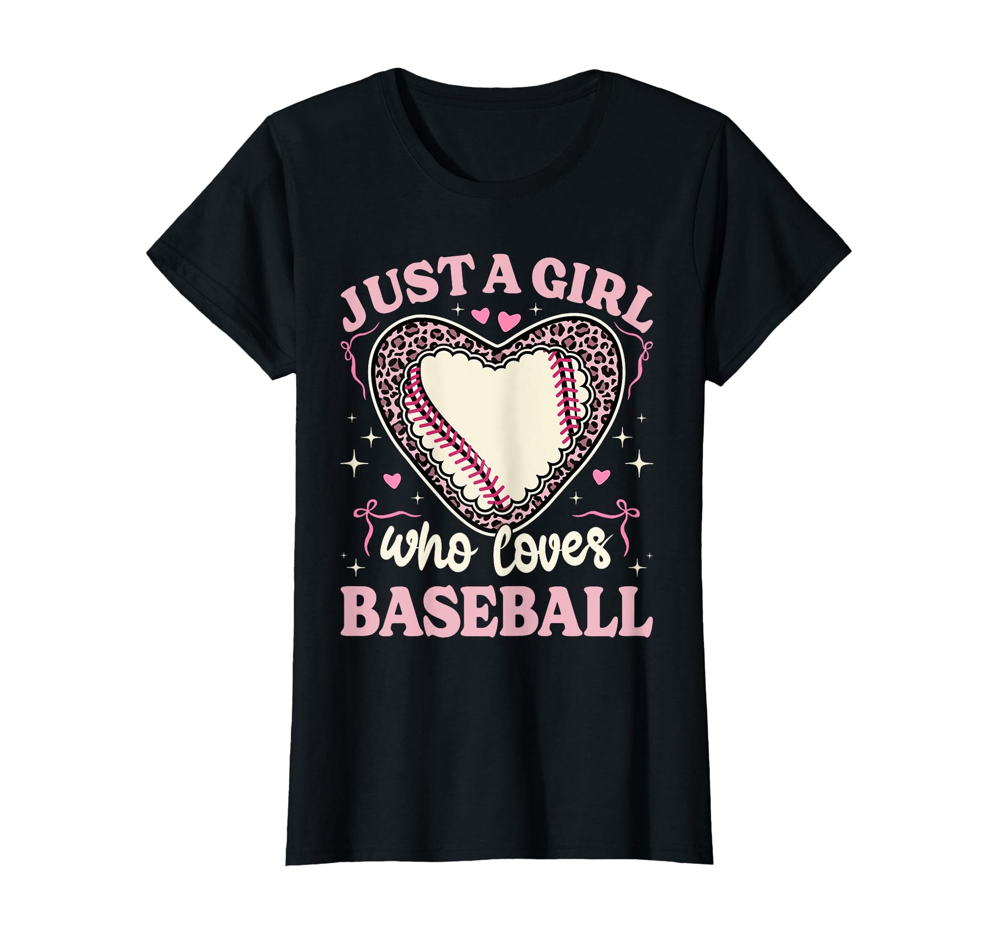 Just Who Loves Baseball Leopard T-Shirt - Unique Graphic for Adults - T-Shirt, Sweatshirt, Hoodie