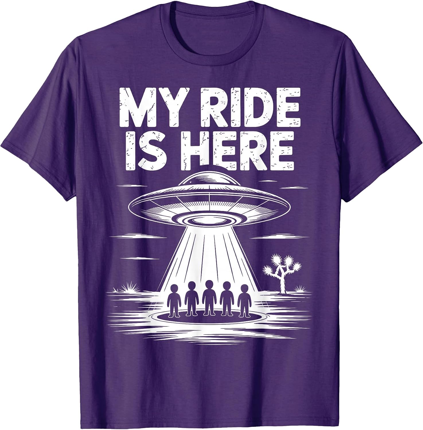 Alien UFO Sci-Fi Vintage Graphic - Adult & Kids T-Shirts, Sweatshirts & Hoodies apparel design preview 1