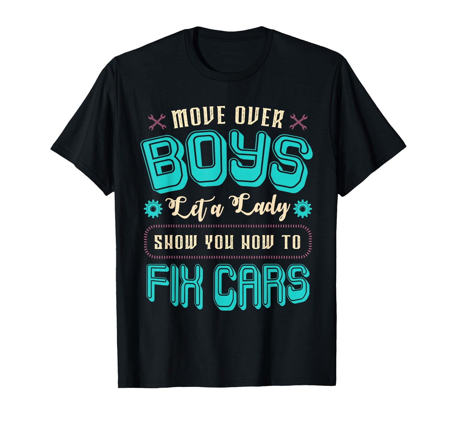 Move Over Let Lady Show You How To T-Shirt - Aesthetic Graphic Men Women - T-Shirt, Sweatshirt, Hoodie