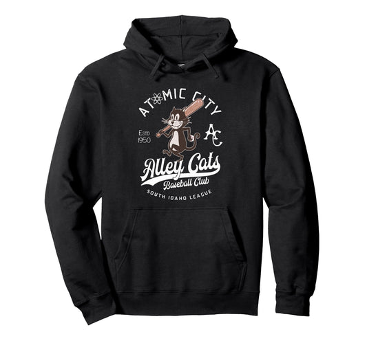 Atomic City Alley Cats Minor League Hoodie - Novelty Apparel Unisex - T-Shirt, Sweatshirt, Hoodie